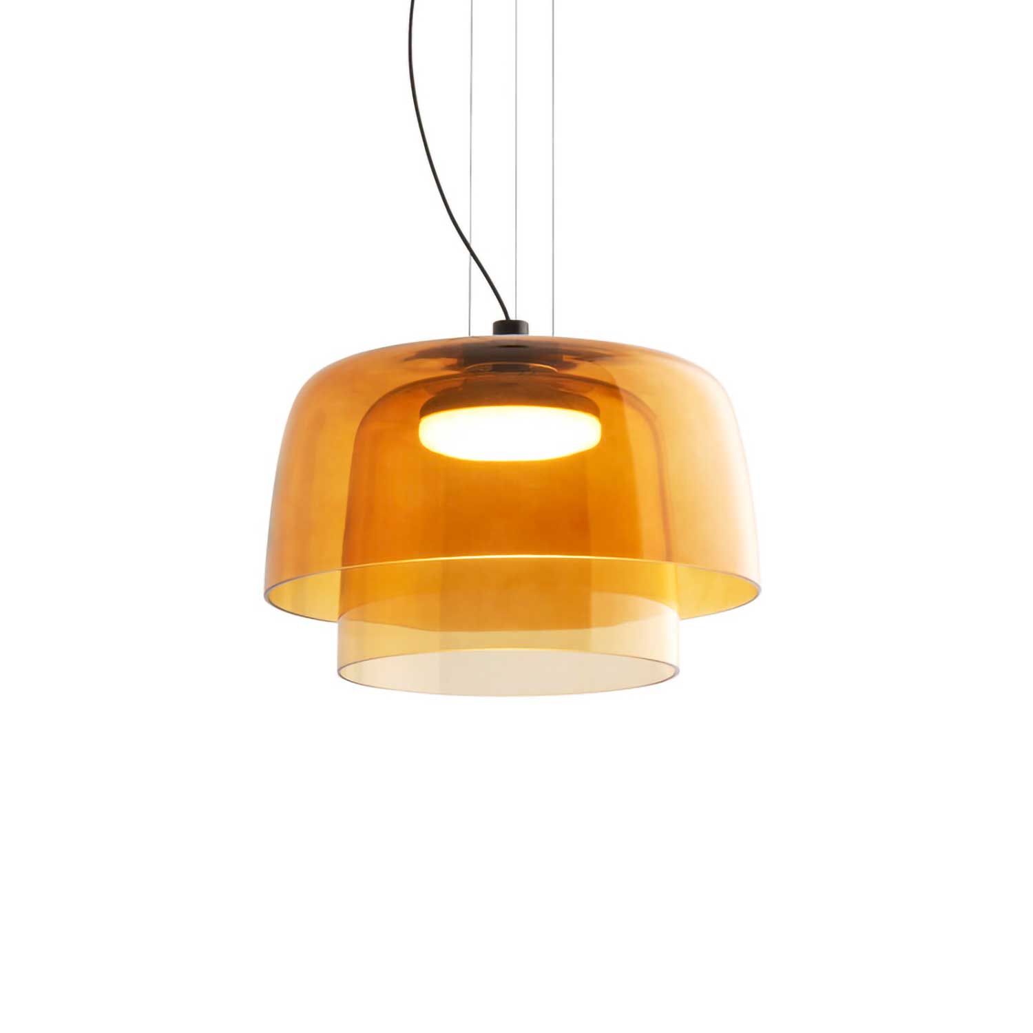 Levels 2 - Designer glass suspension for dining room