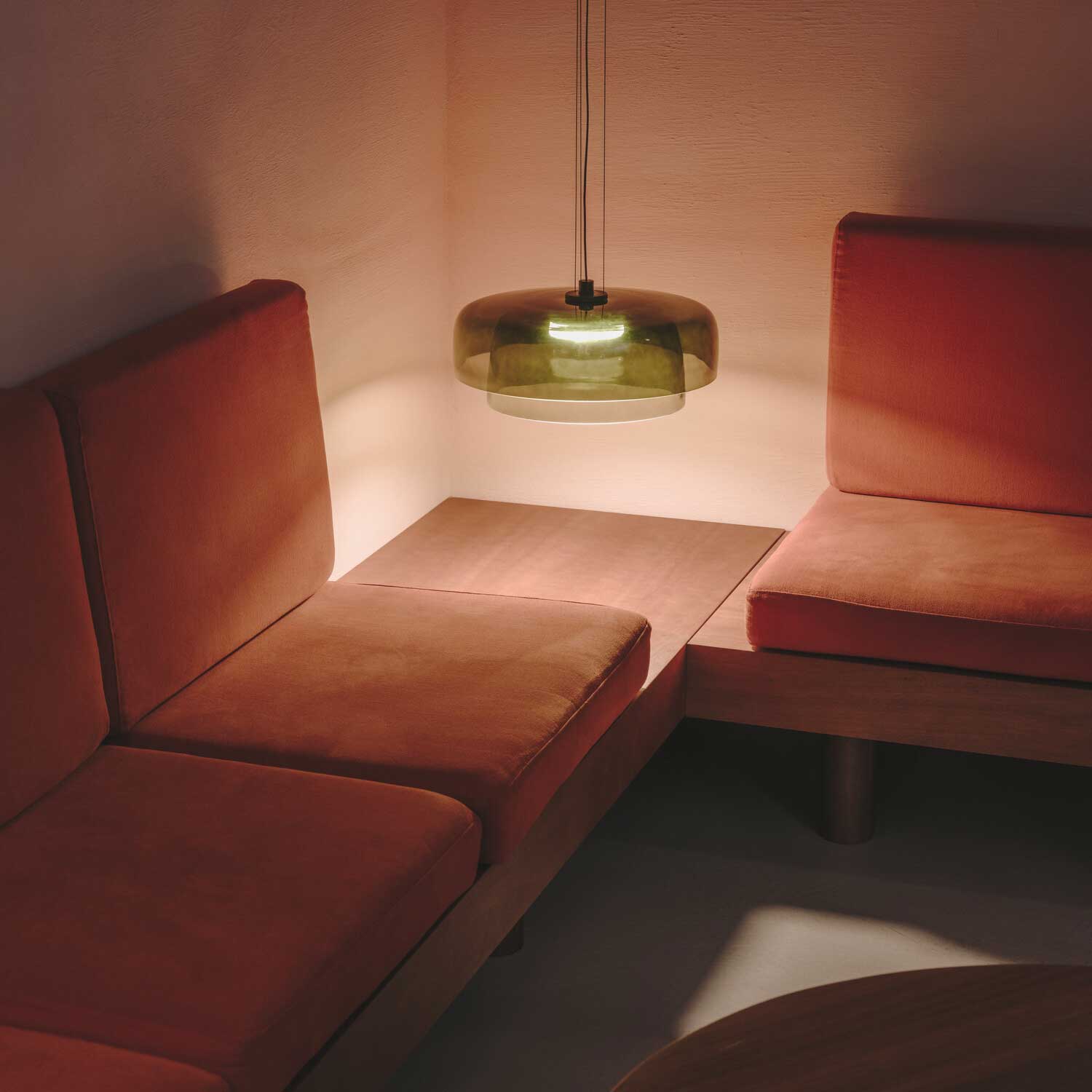 Levels 2 - Designer glass suspension for dining room