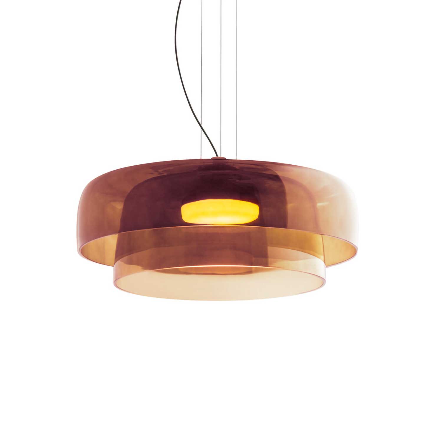 Levels 2 - Designer glass suspension for dining room