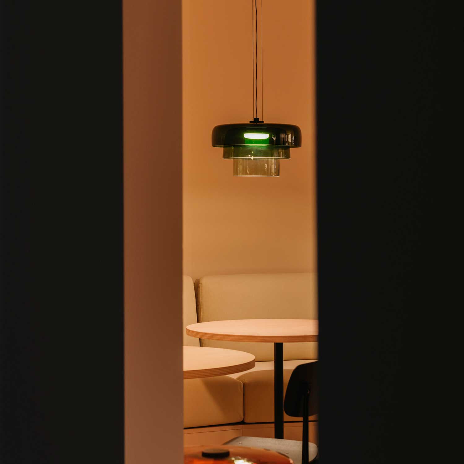 Levels 3 - Designer glass suspension for living room