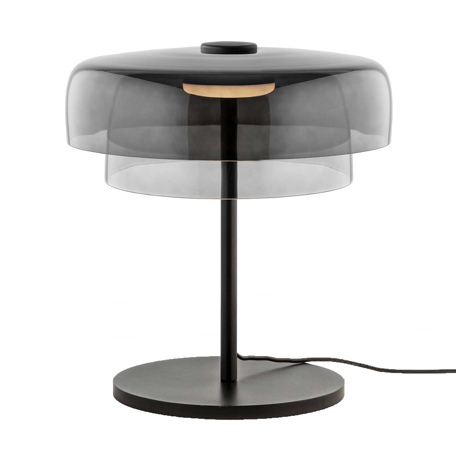Levels 2 - LED table lamp in glass with a stylish design for living room