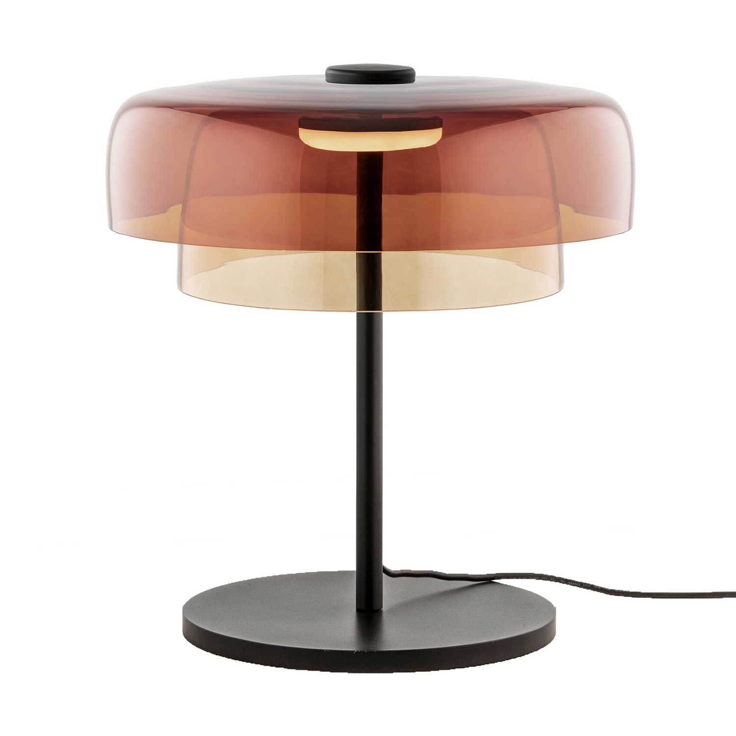 Levels 2 - Lampe à poser LED en verre design pour salon