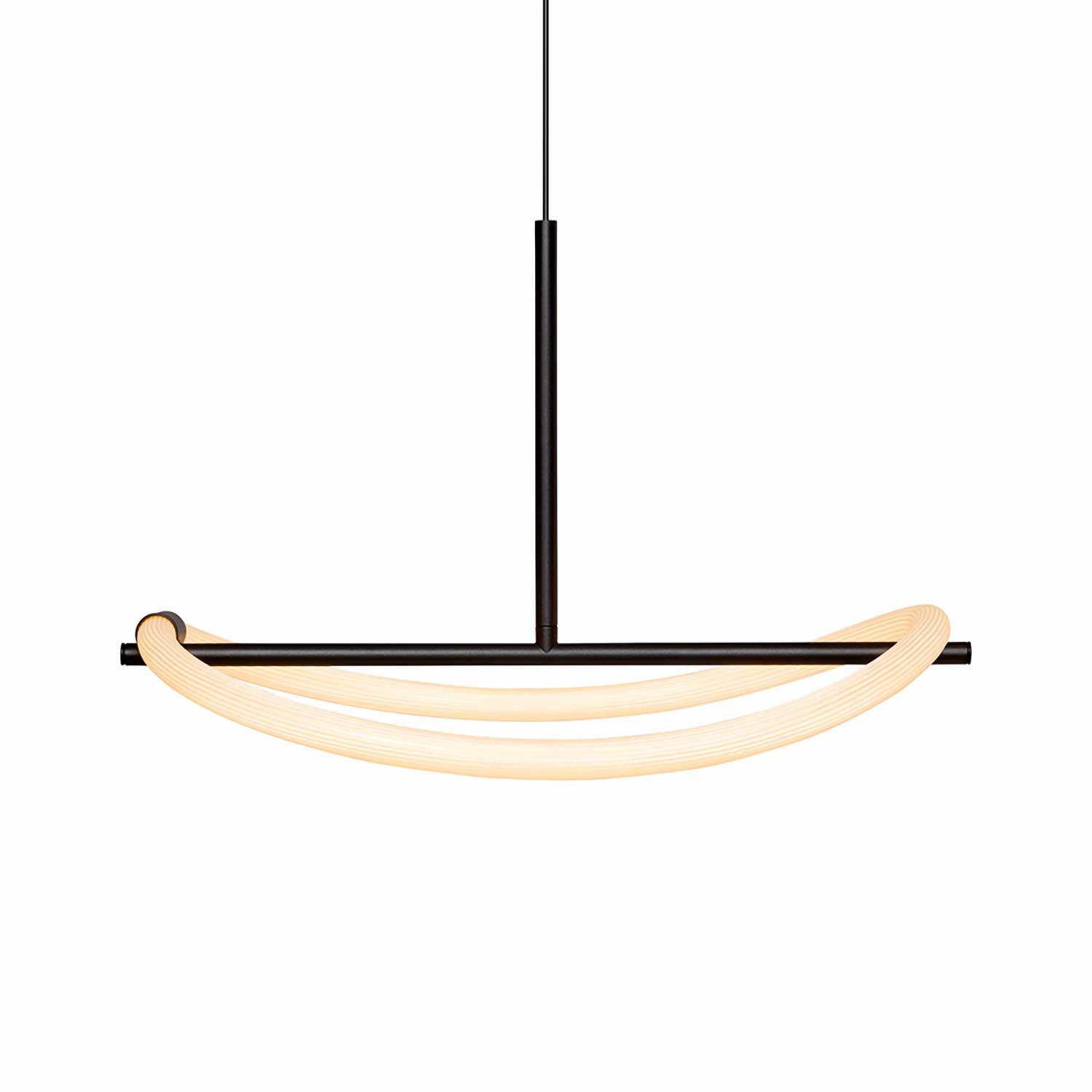 Levity Halo - Lámpara colgante de diseño tubo led para salón