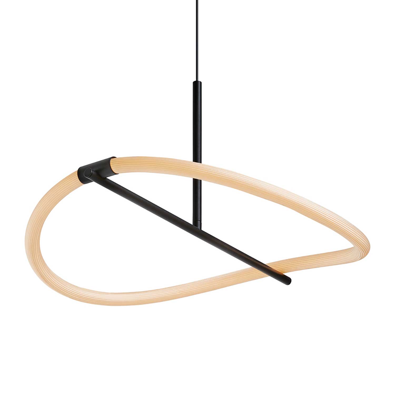 Levity Halo - Lámpara colgante de diseño tubo led para salón