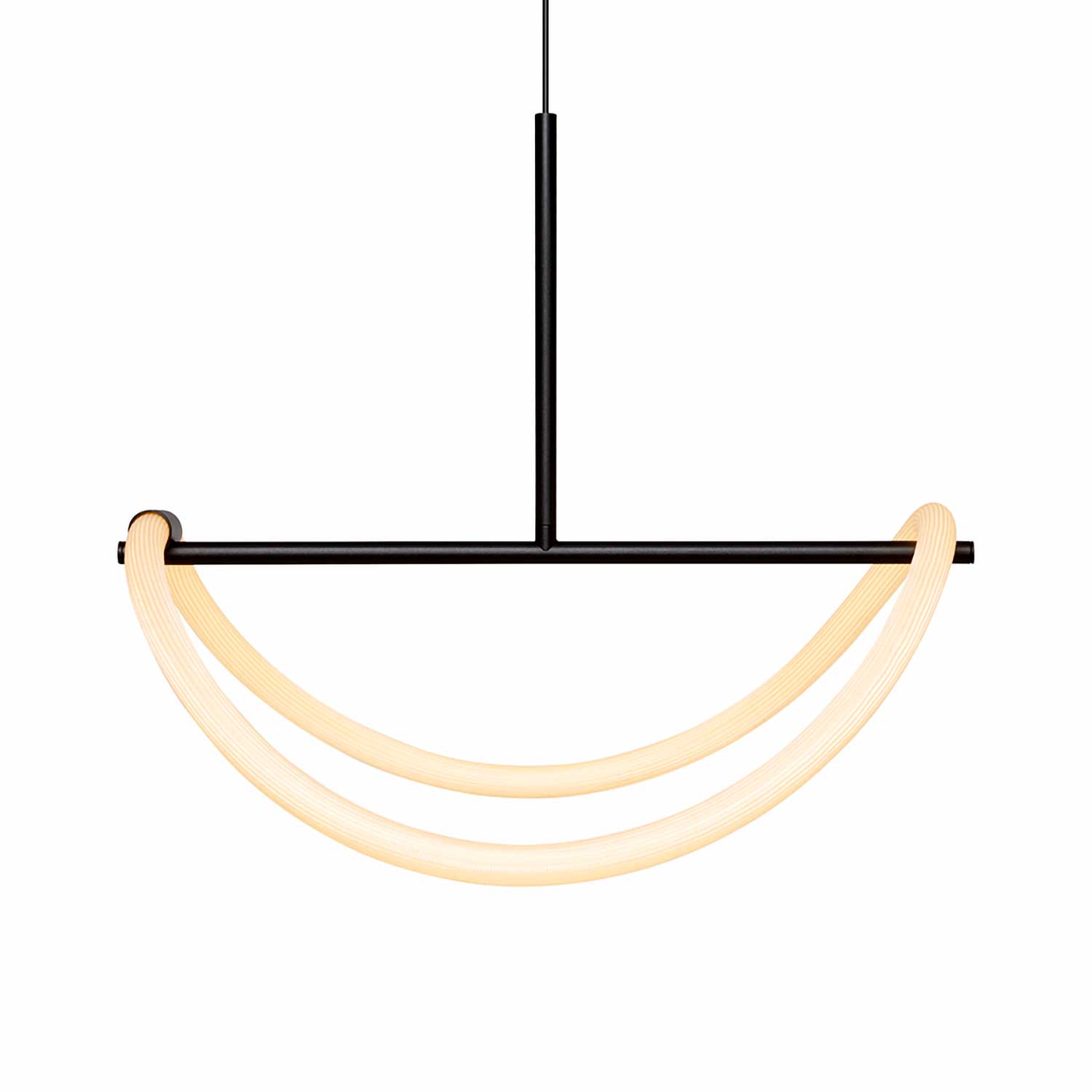 Levity Halo - Lámpara colgante de diseño tubo led para salón