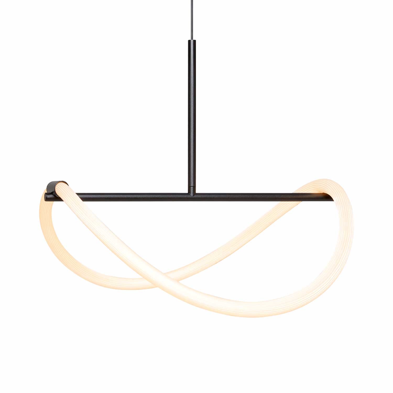 Levity Halo - Lámpara colgante de diseño tubo led para salón