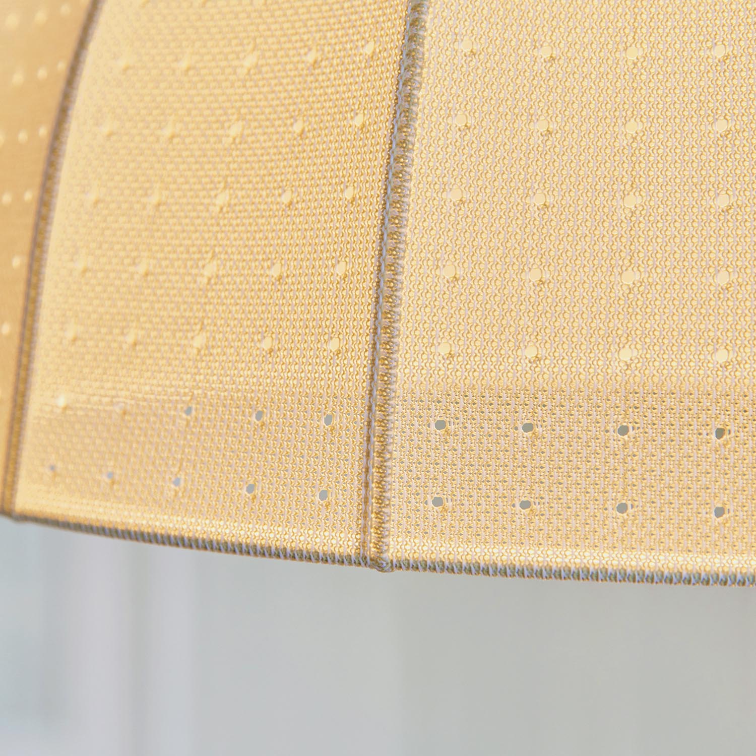 MOLLIS - LED-Hängeleuchte aus Stoff in kuppelförmigem Design