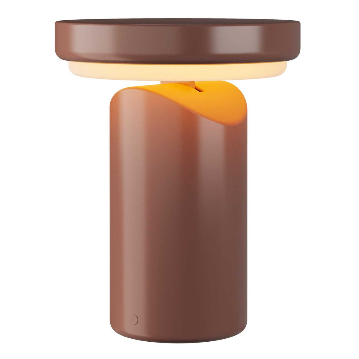 Topo - Lampe à poser rechargeable rechargeable et orientable en métal, style moderne