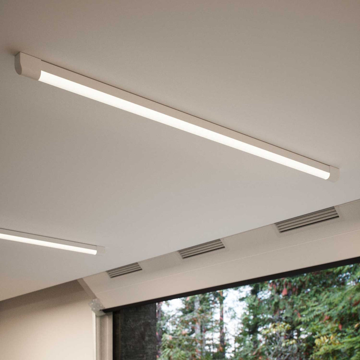 Arlington - Réglette LED en plastique blanc pour éclairage sous meuble, blanc neutre 4 000 K