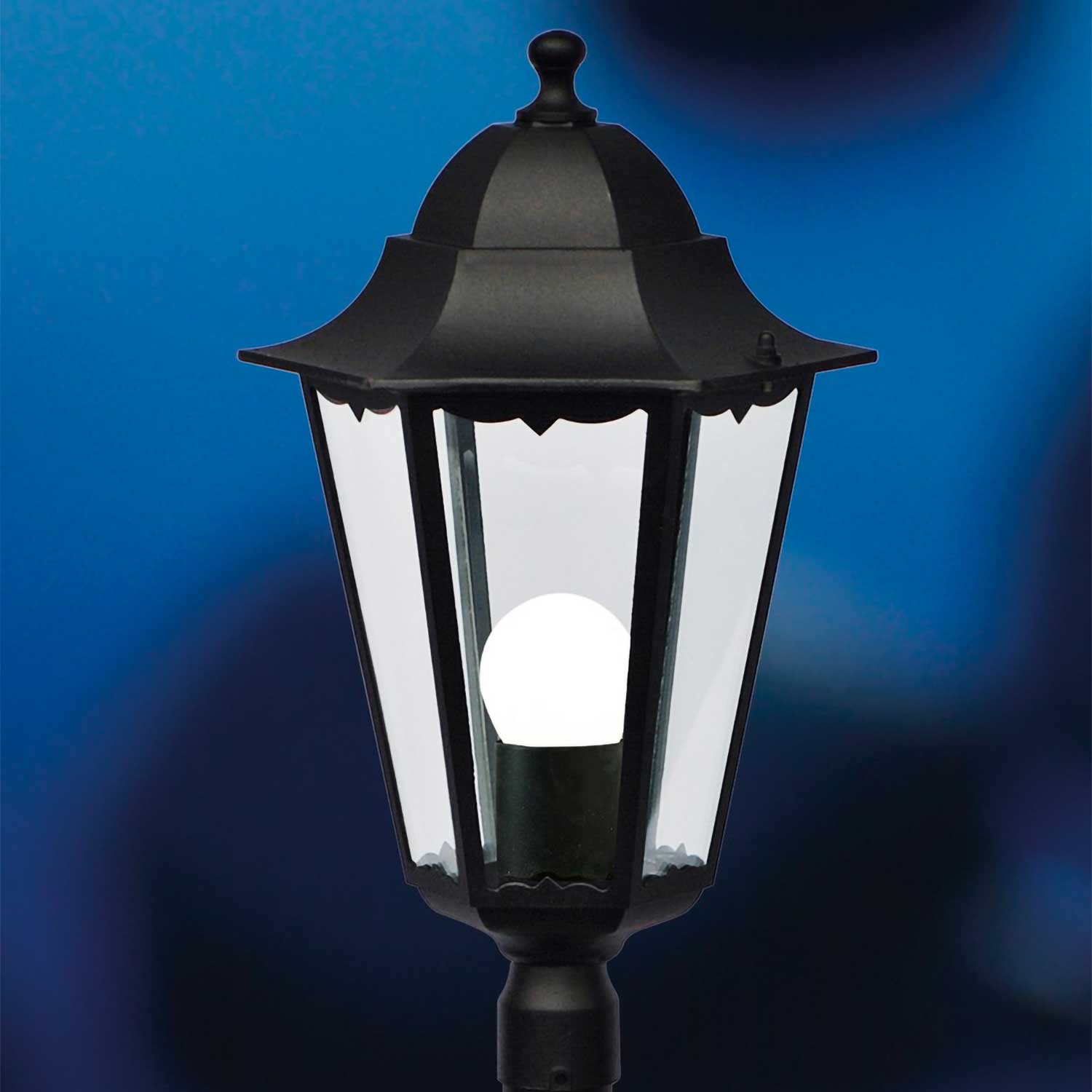 Cardiff - Black Italian design outdoor floor lamp for garden