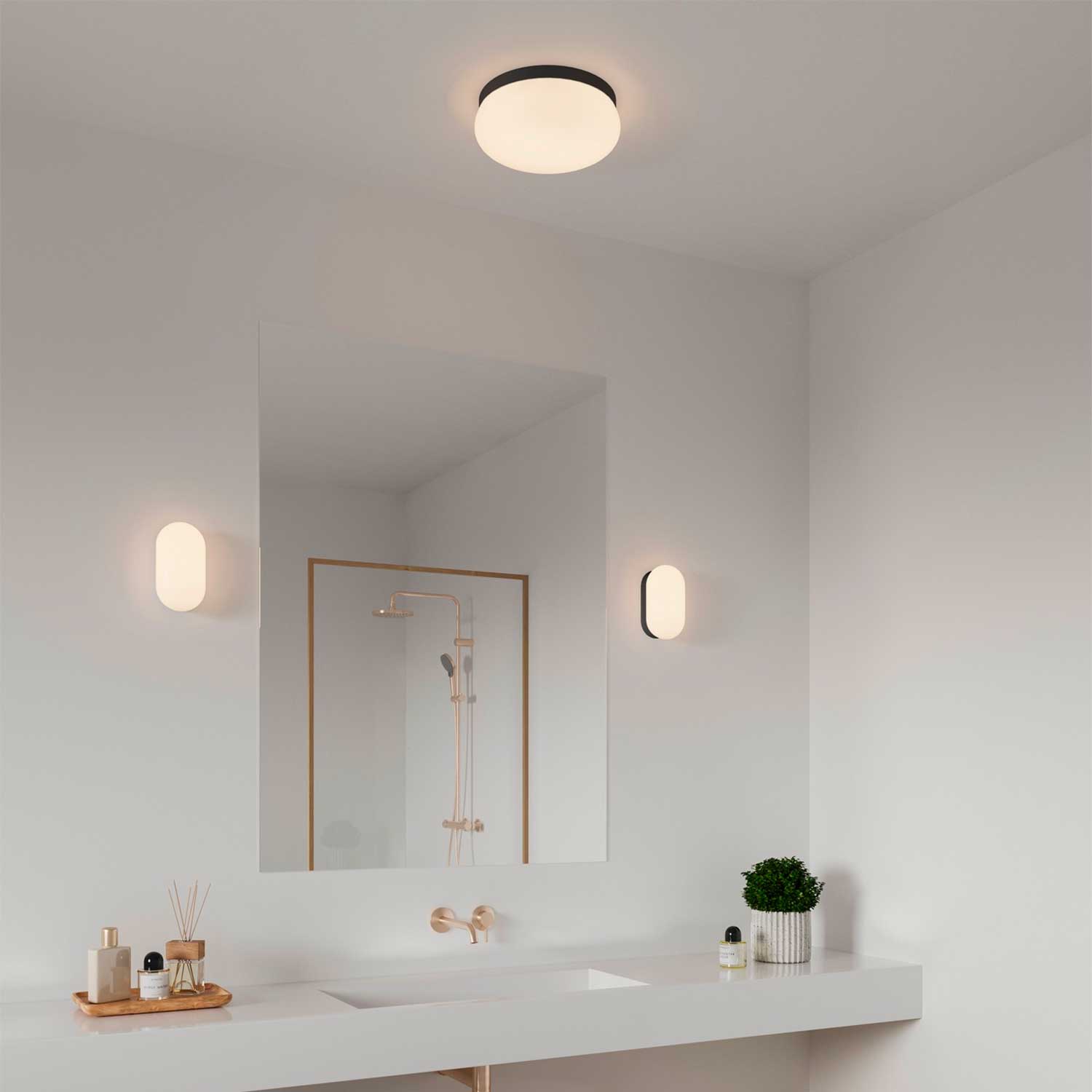 Foam - Applique murale PMMA pour salle de bain contemporaine