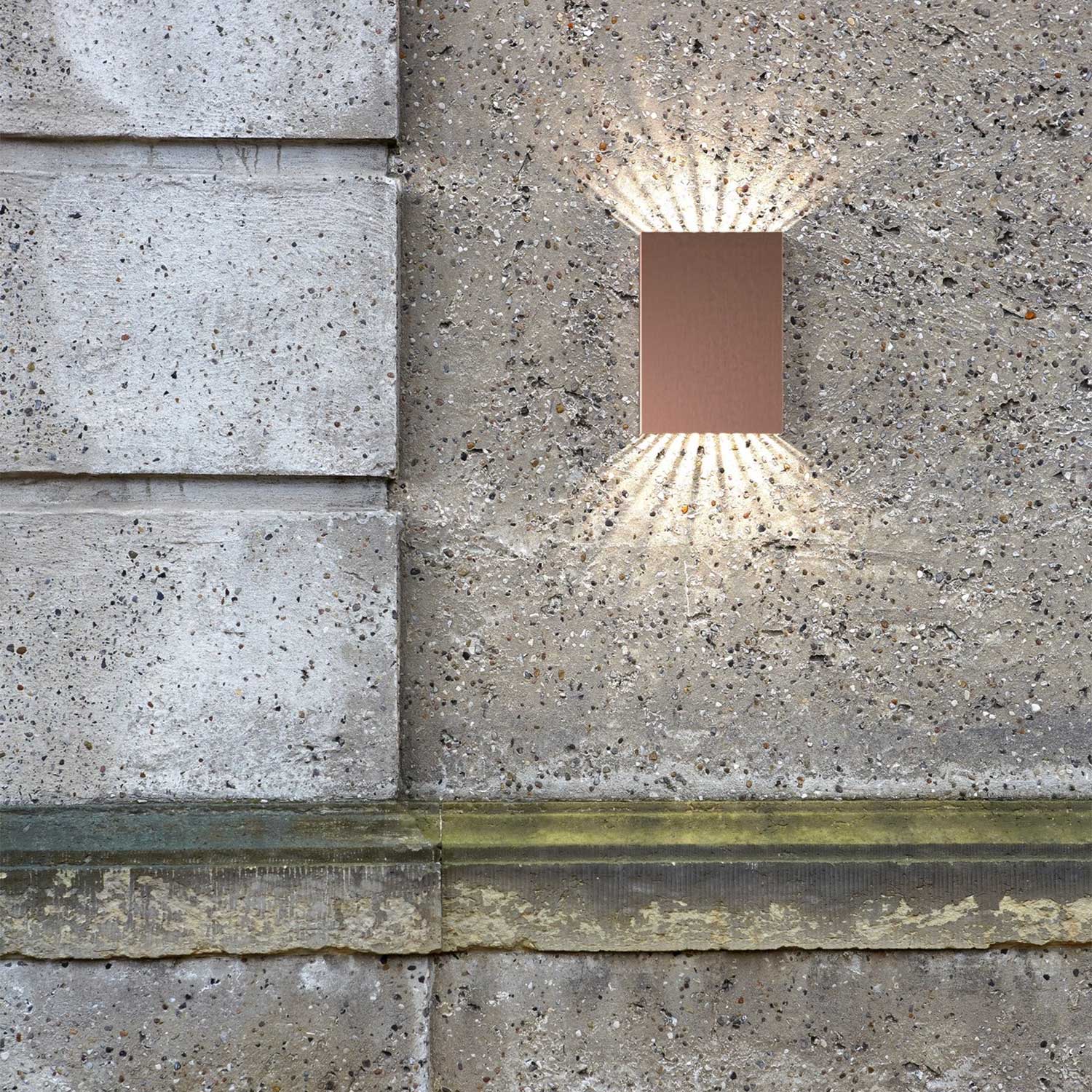 Fold - Applique da parete LED esterna doppia design contemporaneo