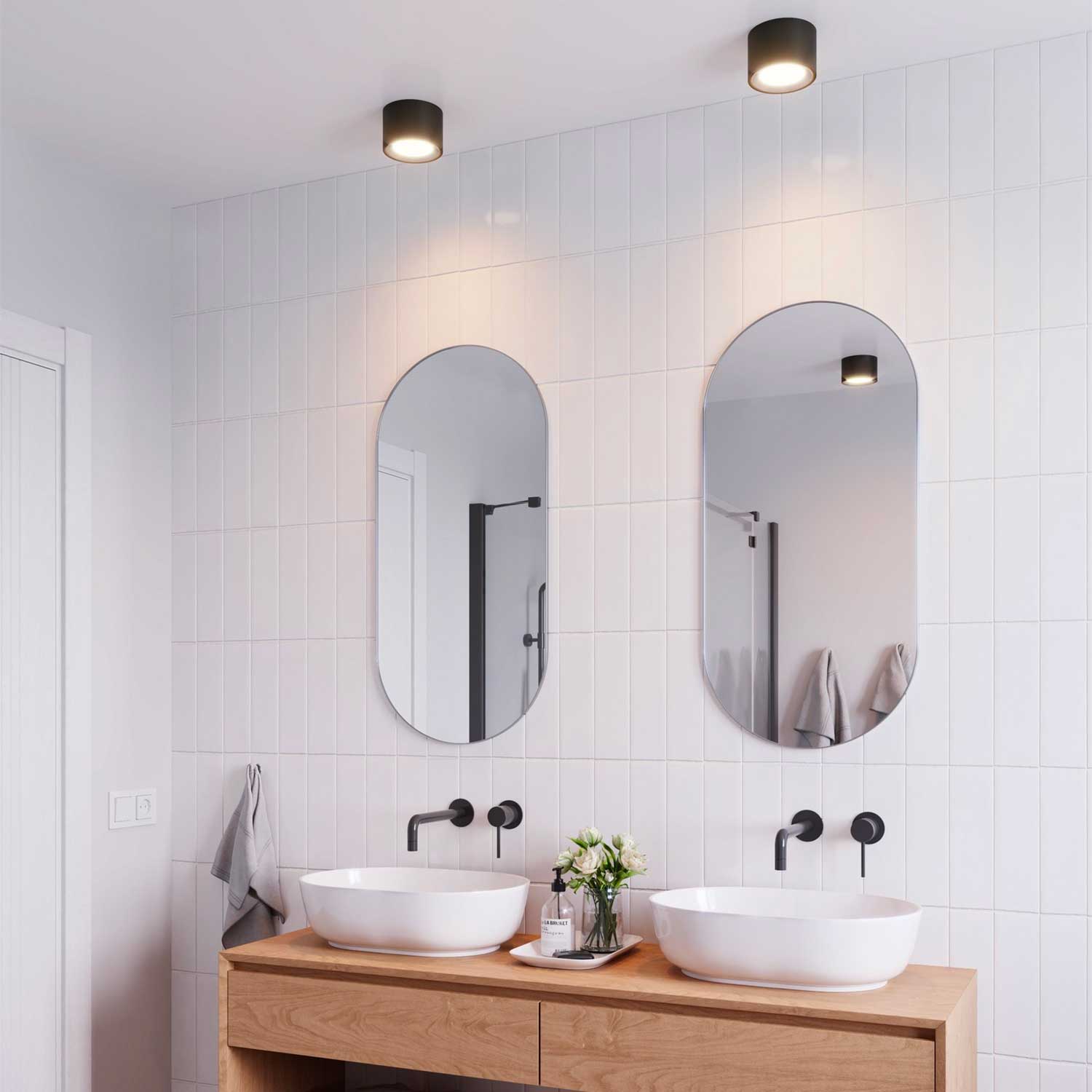 Landon - Spot LED en applique de salle de bain contemporaine