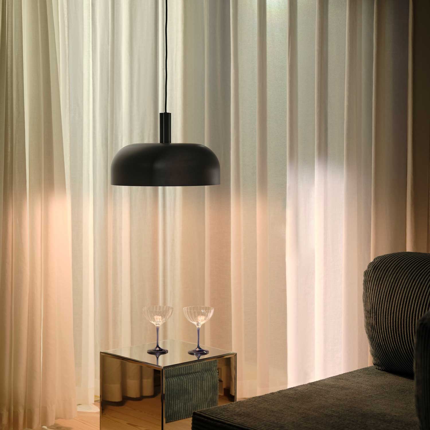 Sandro - Suspension design en acier pour salle à manger scandinave