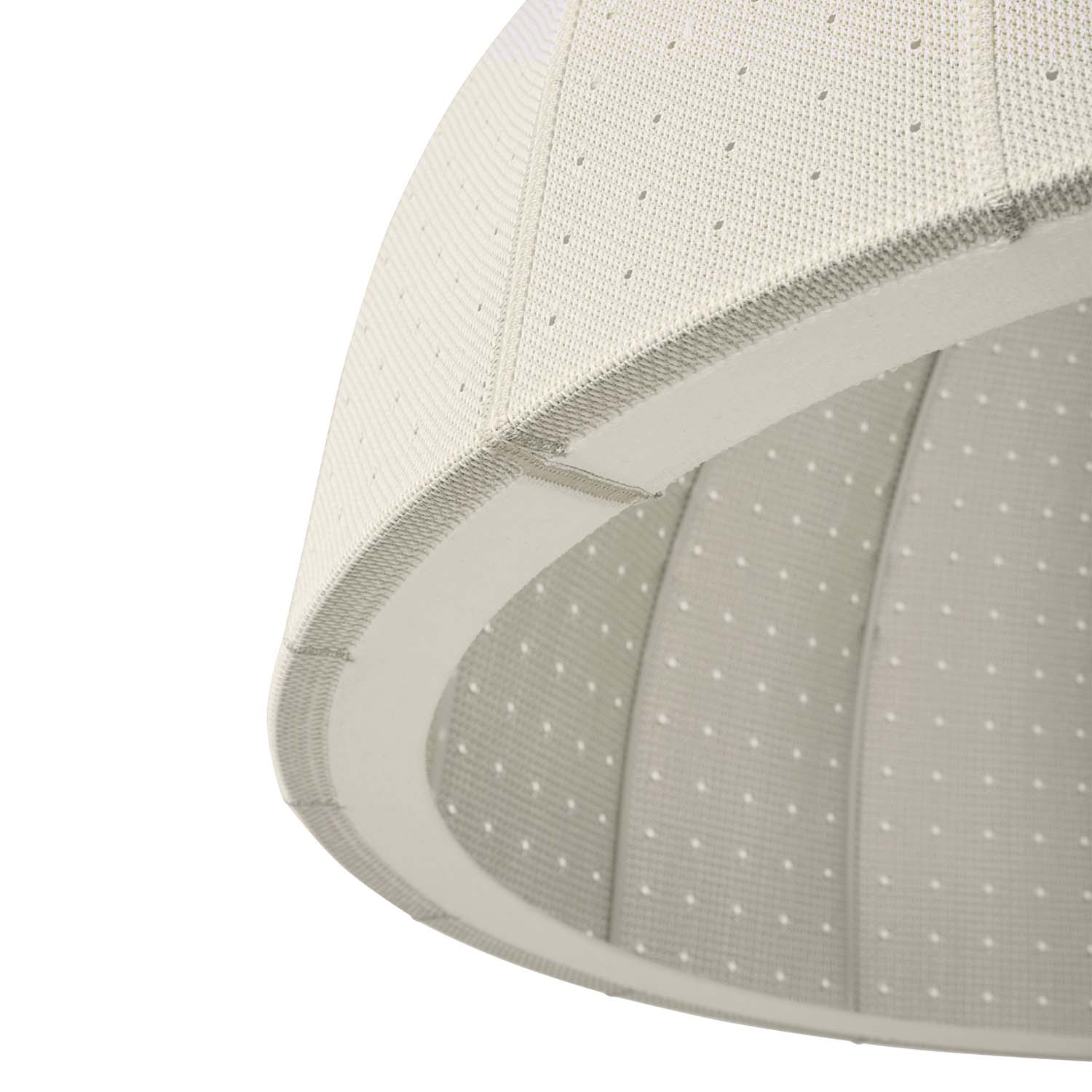 MOLLIS - LED-Hängeleuchte aus Stoff in kuppelförmigem Design