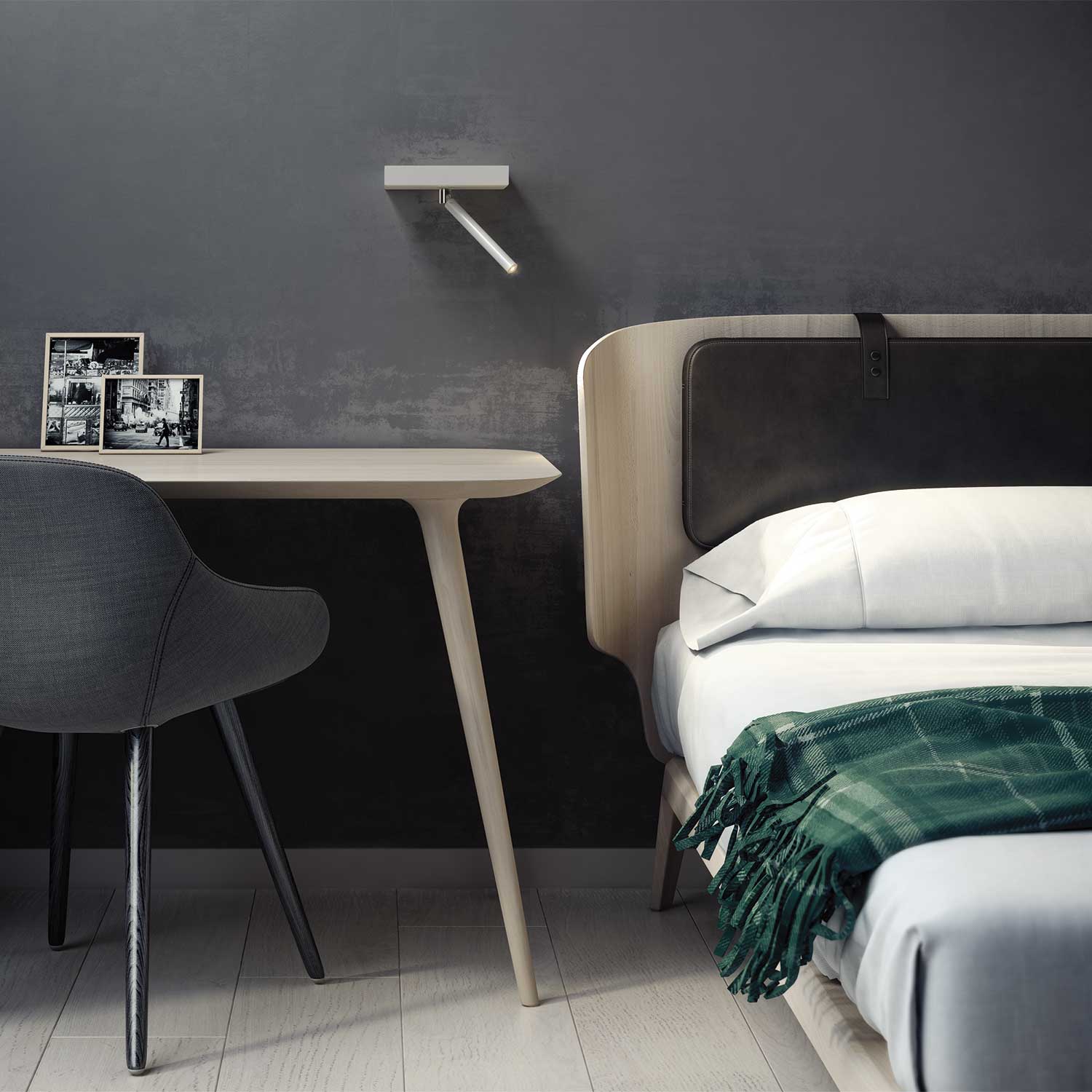 Nit - Aplique de pared lectora para dormitorio moderno