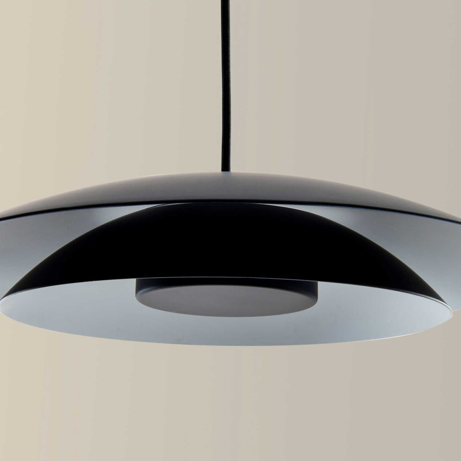 Noway - Suspension in golden or black metal design for kitchen