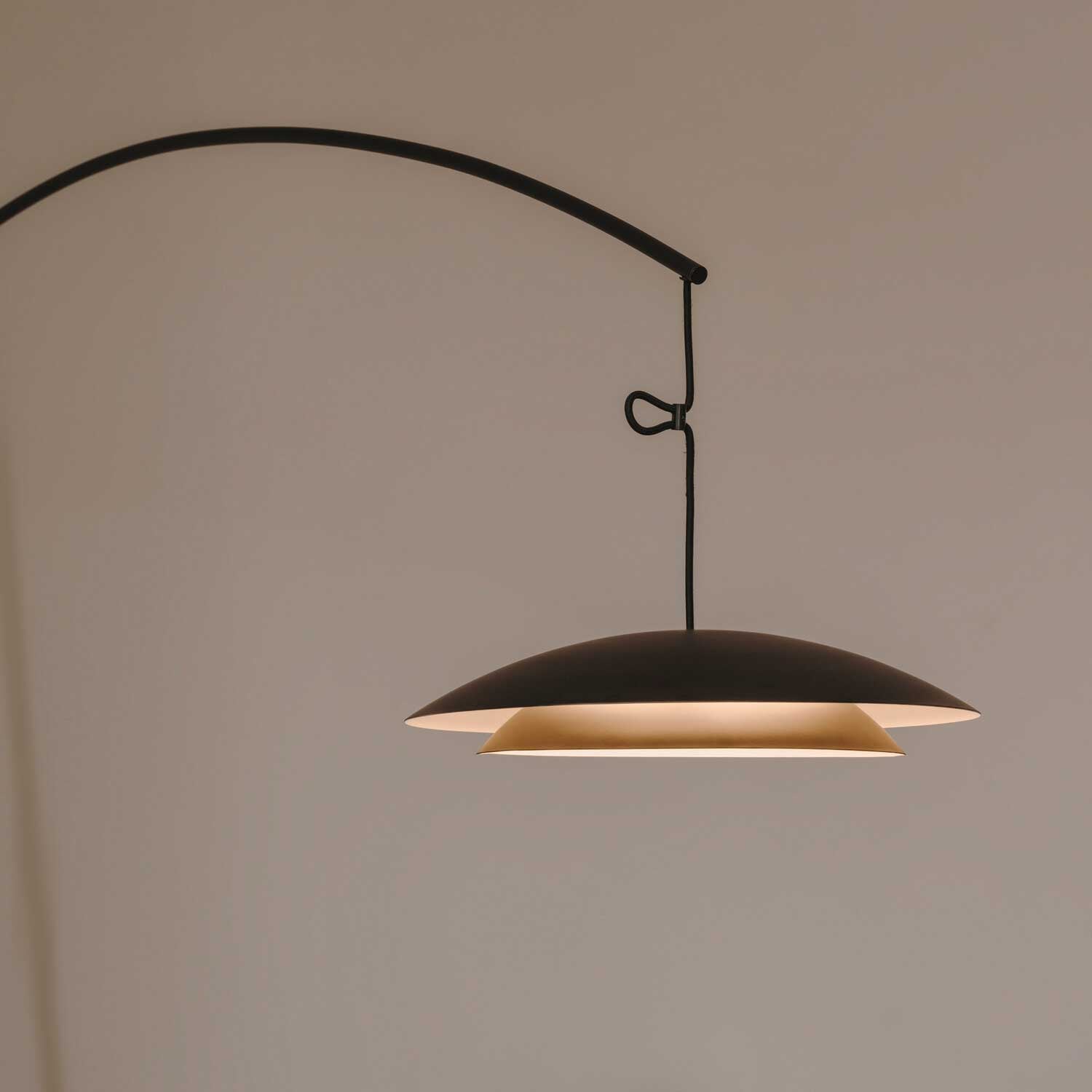 Noway - XXL LED arc floor lamp for modern living room