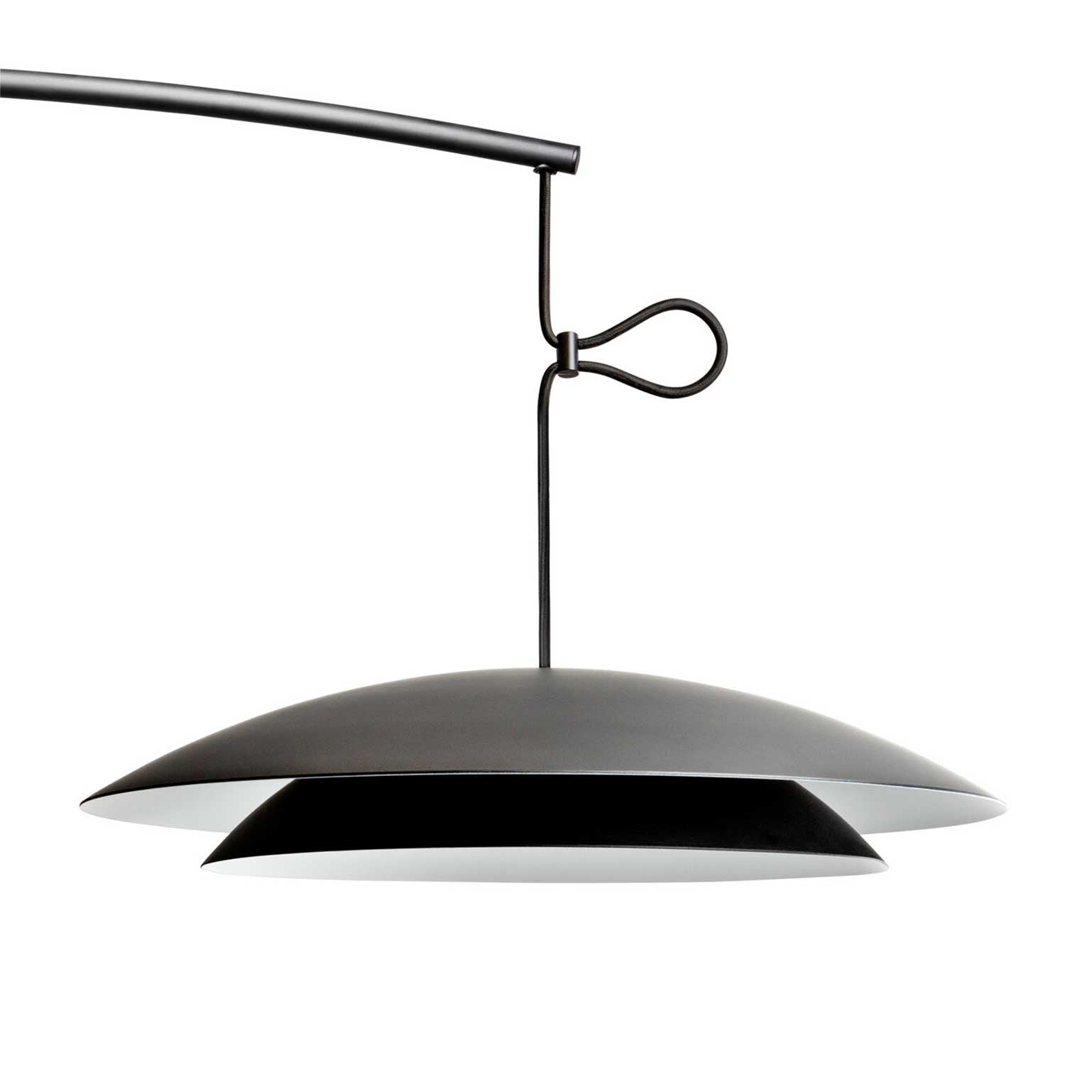 Noway - XXL LED arc floor lamp for modern living room