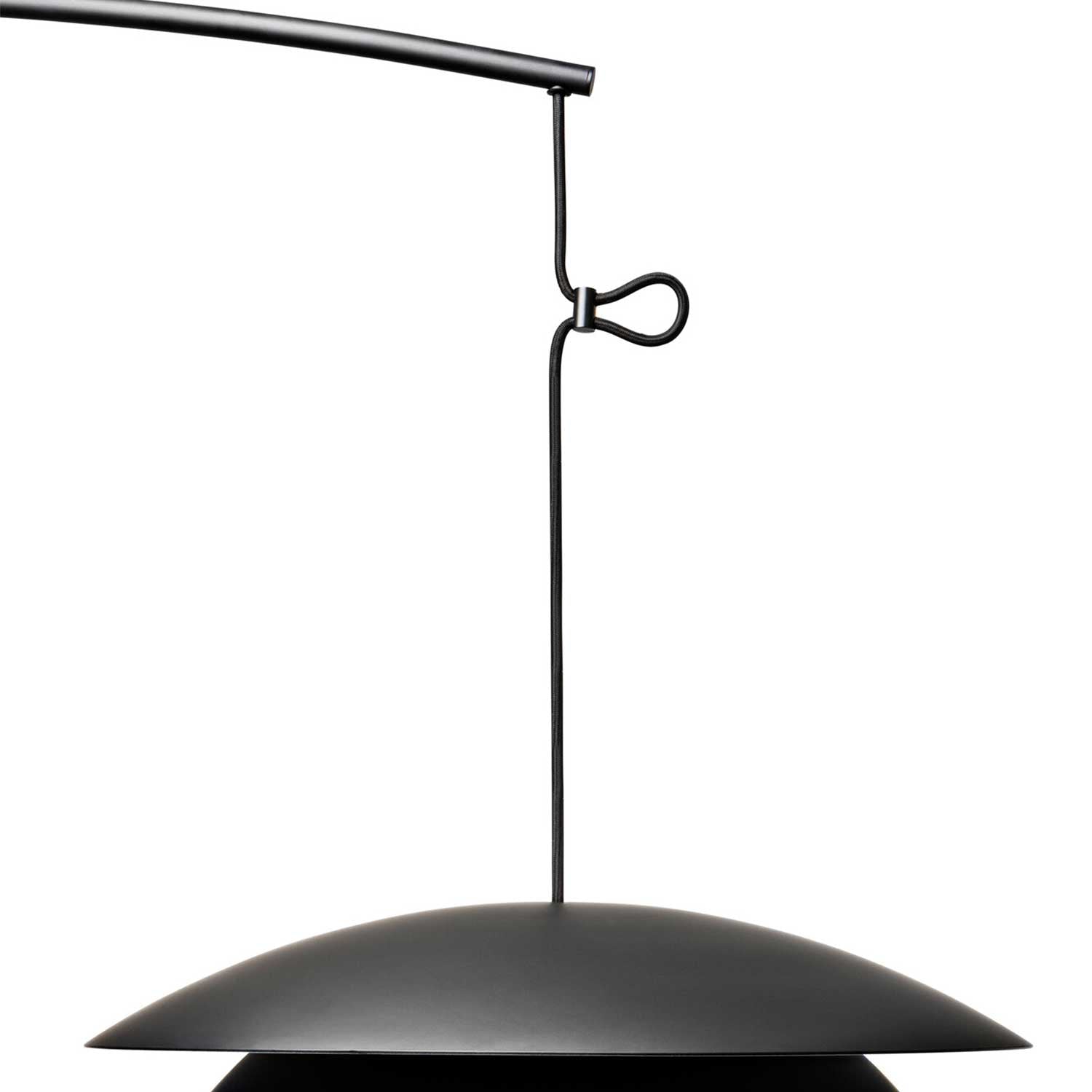 Noway - XXL LED arc floor lamp for modern living room