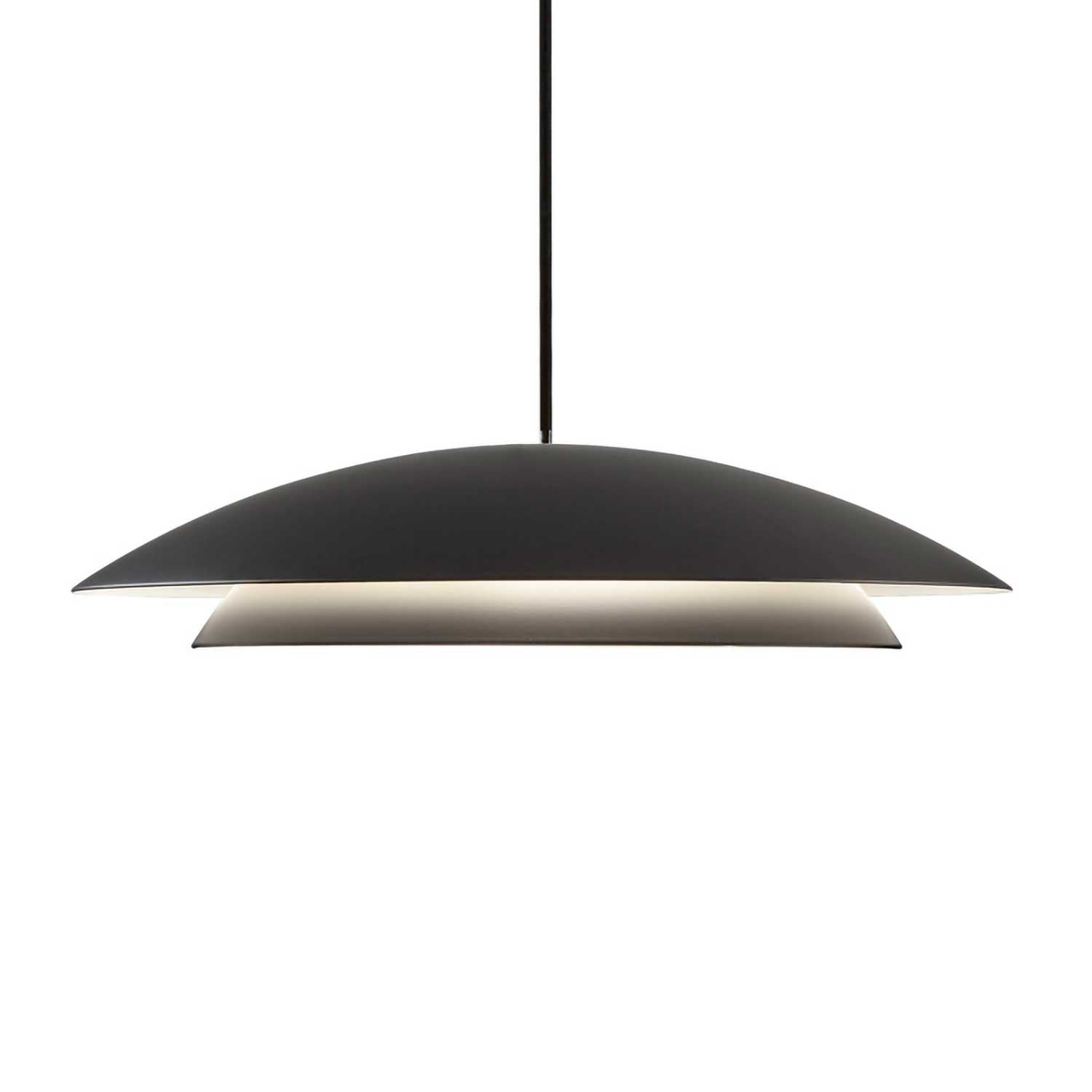 Noway - Suspension en métal doré ou noir design pour cuisine