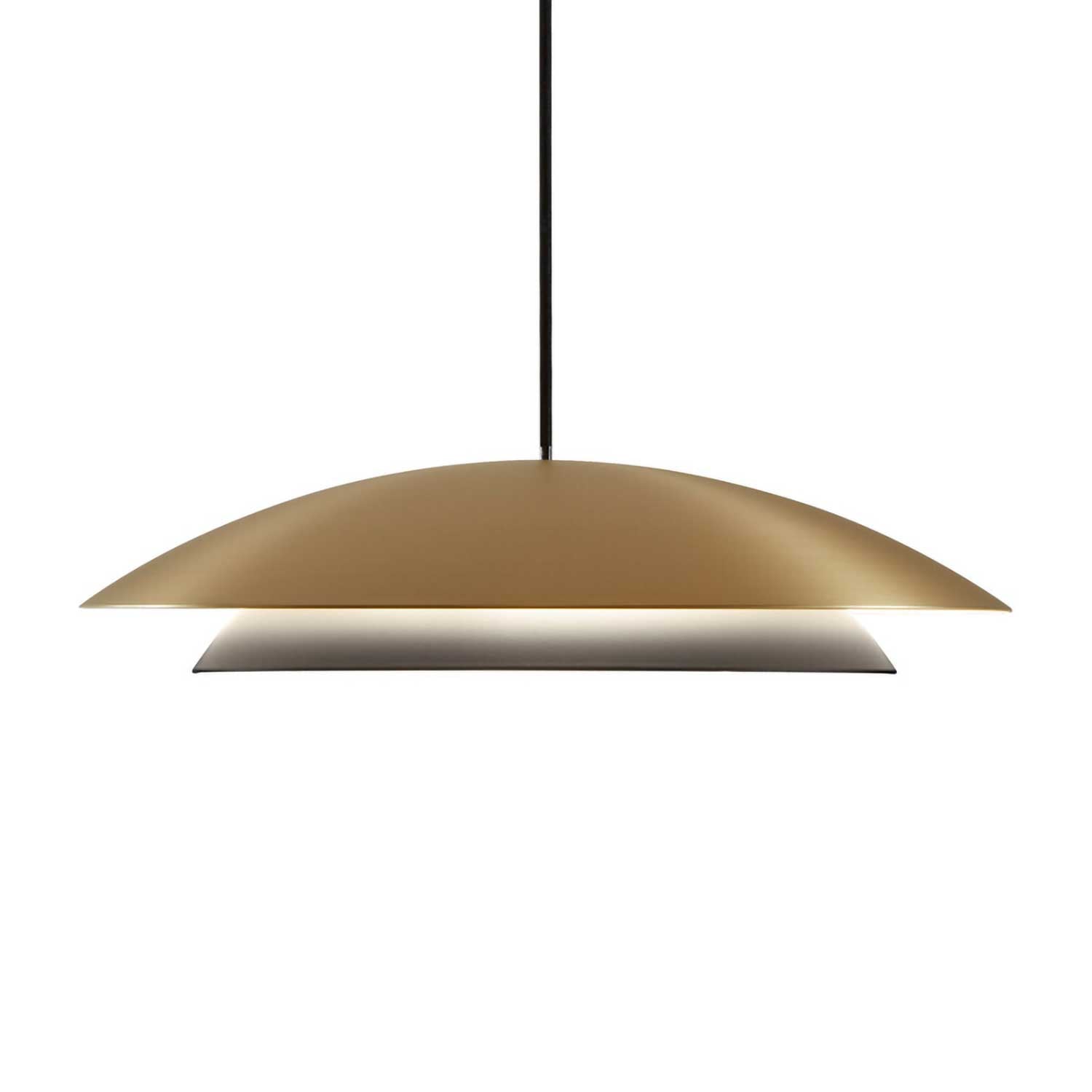 Noway - Suspension in golden or black metal design for kitchen