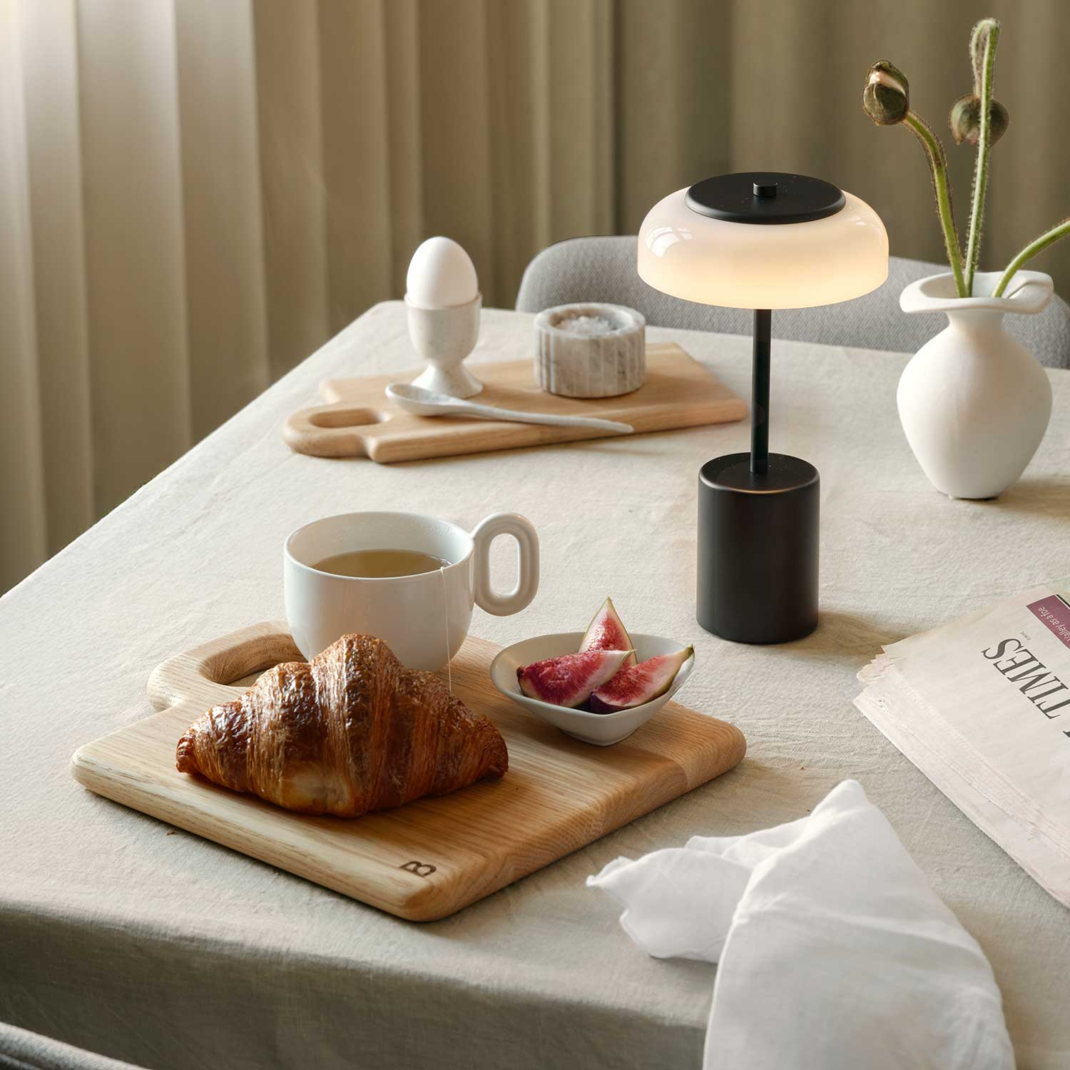 BLOSSI - Lampe portable sans-fil rechargeable, étanche IP65