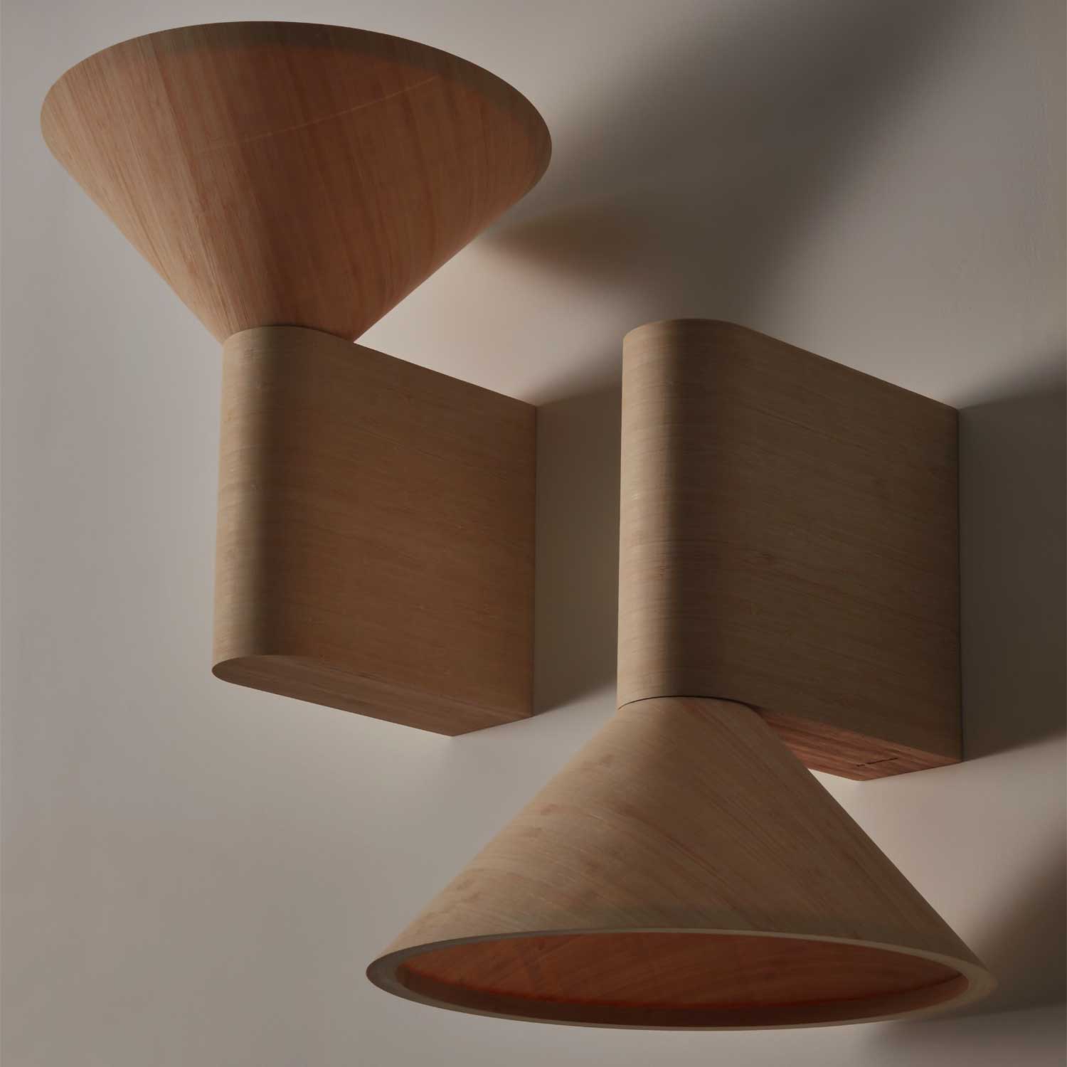 M30 - Applique da parete in bambù design moderno