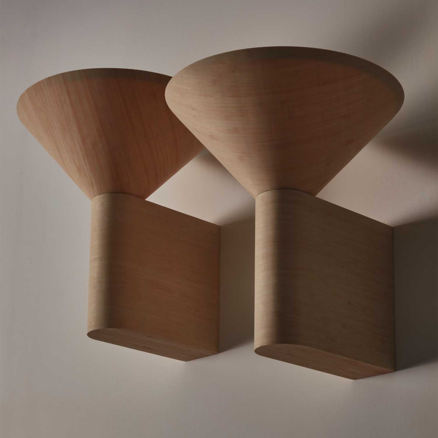 M30 - Applique da parete in bambù design moderno