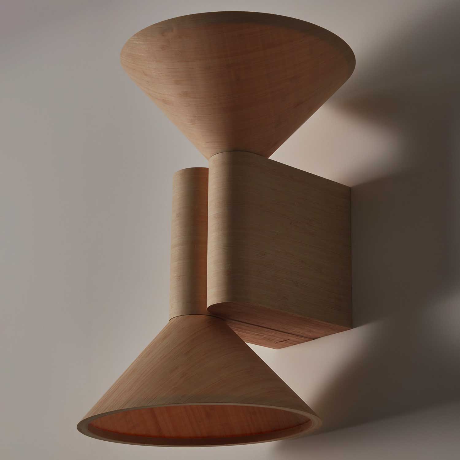 M30 - Applique da parete in bambù design moderno