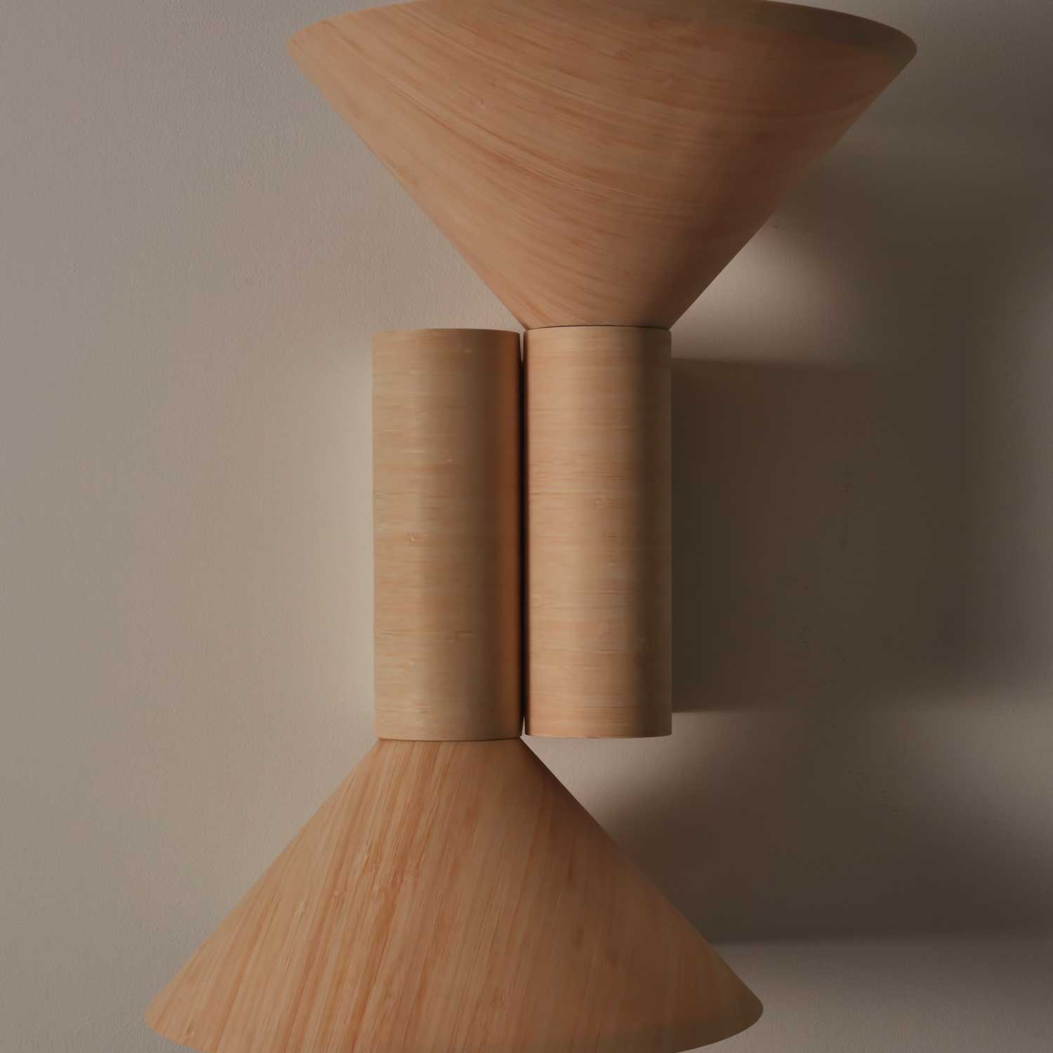 M30 - Applique da parete in bambù design moderno