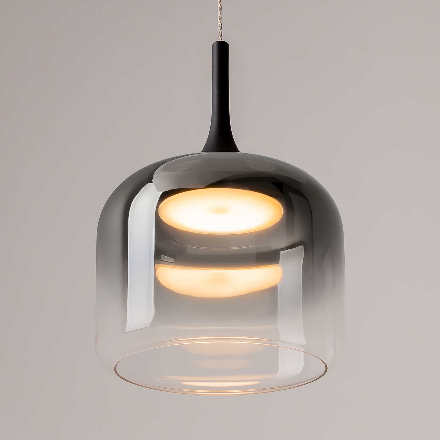 Spirito - LED glass design pendant light for living room or kitchen