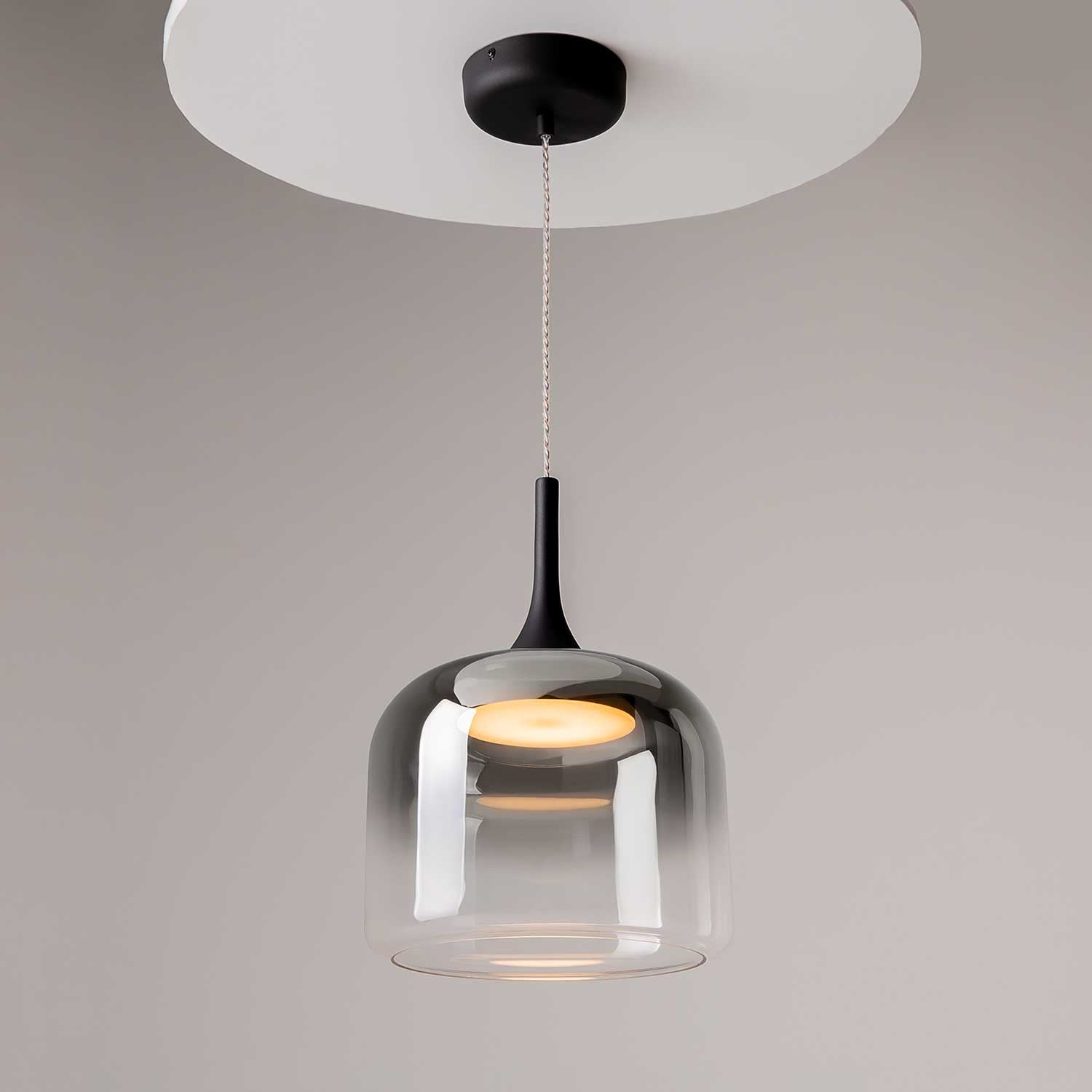 Spirito - LED glass design pendant light for living room or kitchen