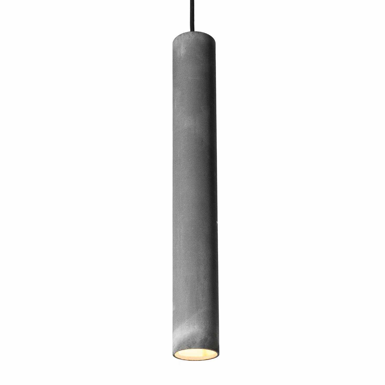 Roest Vertical - Lampadario moderno da soffitto alto in acciaio arrugginito stile industriale