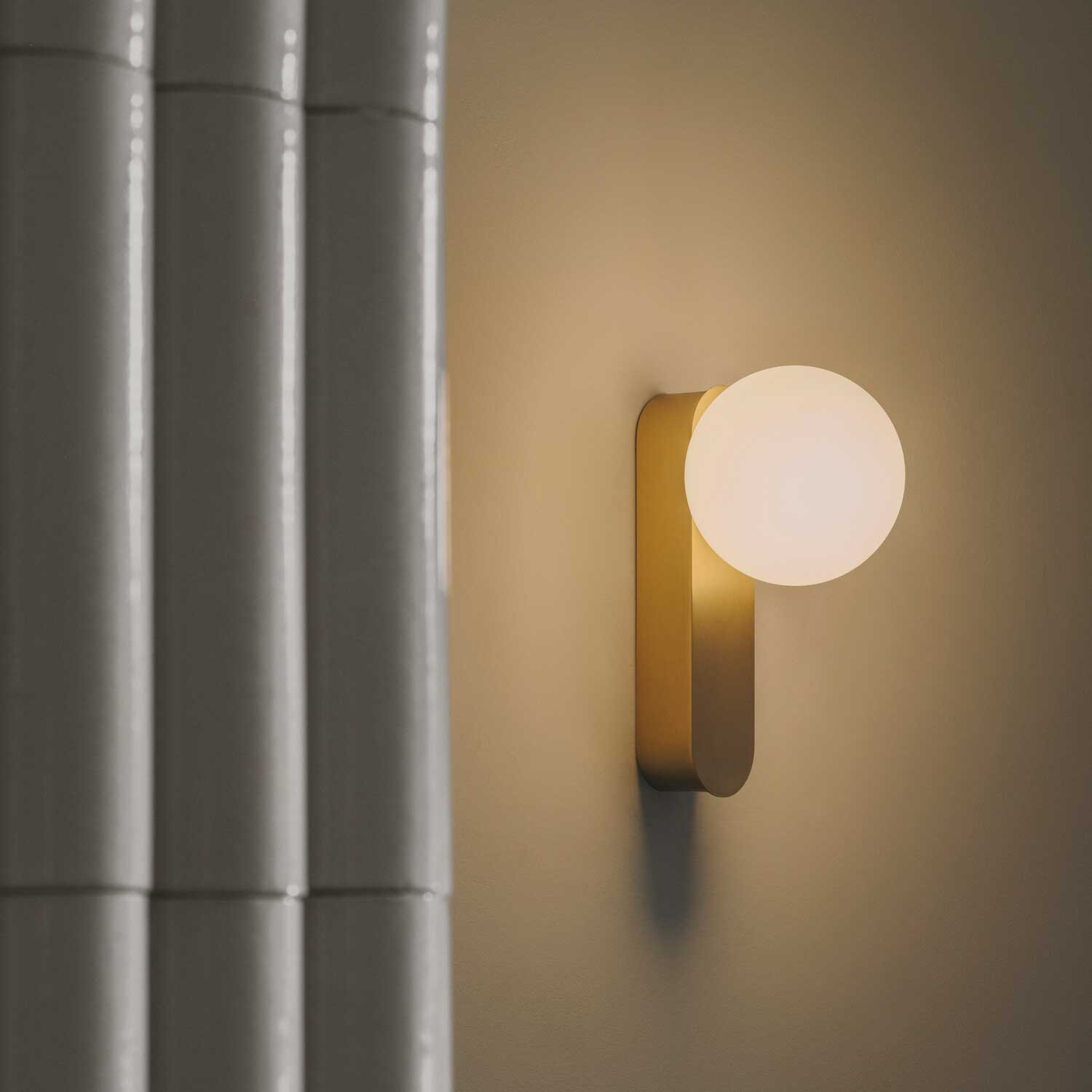 Perlina - Светодиодный настенный светильник для ванной комнаты из дизайнерского стекла