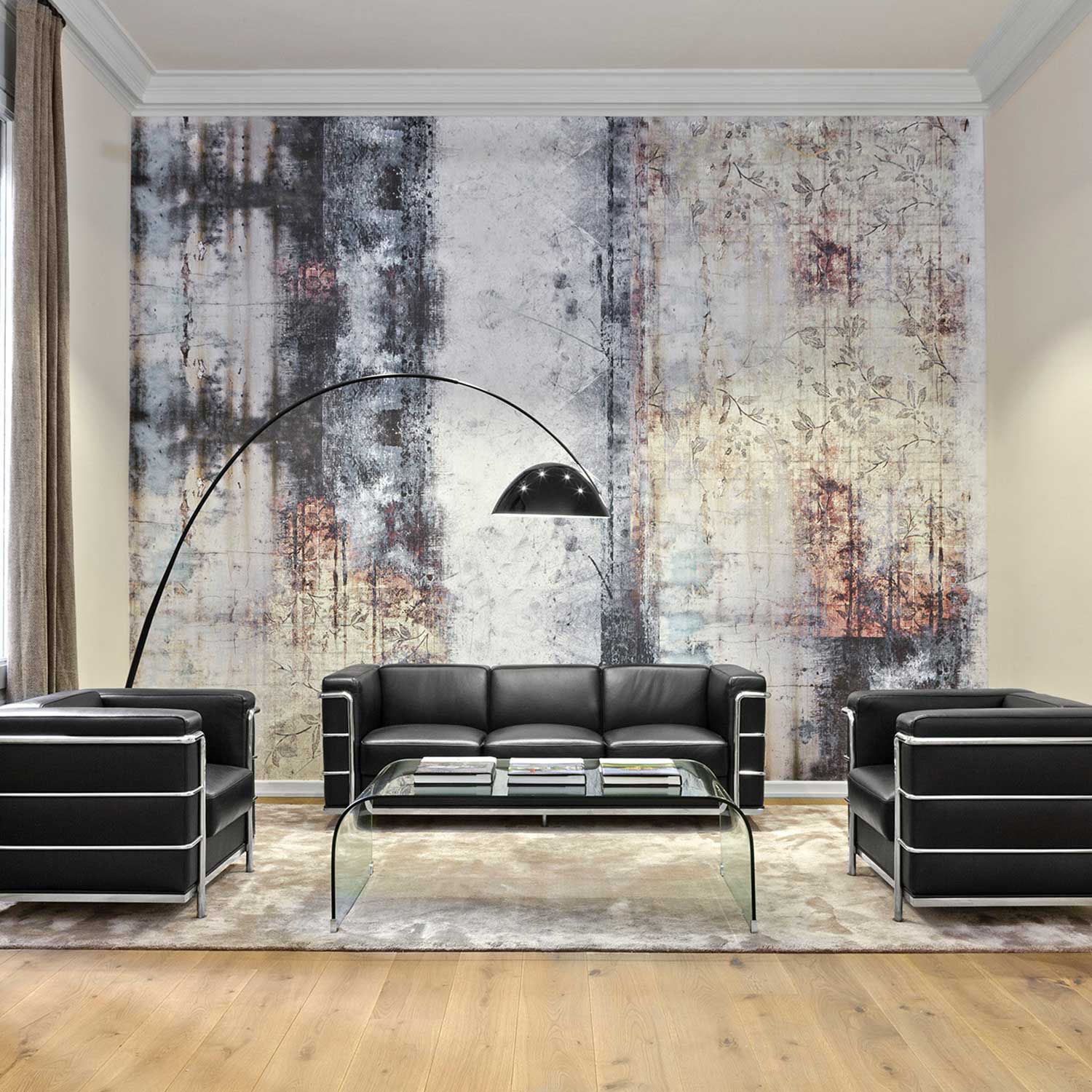 Pluma - Винтажный дизайнерский торшер для гостиной