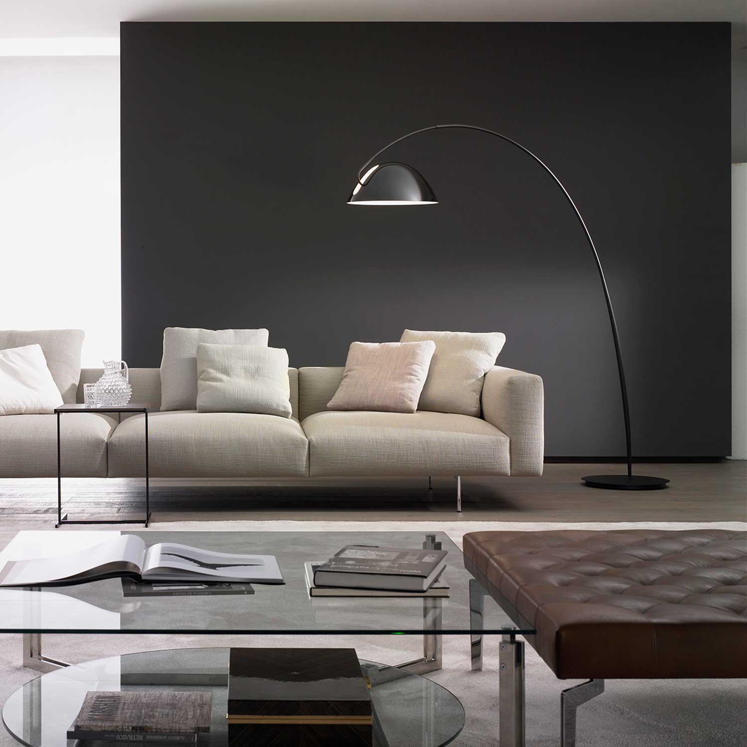 Pluma - Винтажный дизайнерский торшер для гостиной