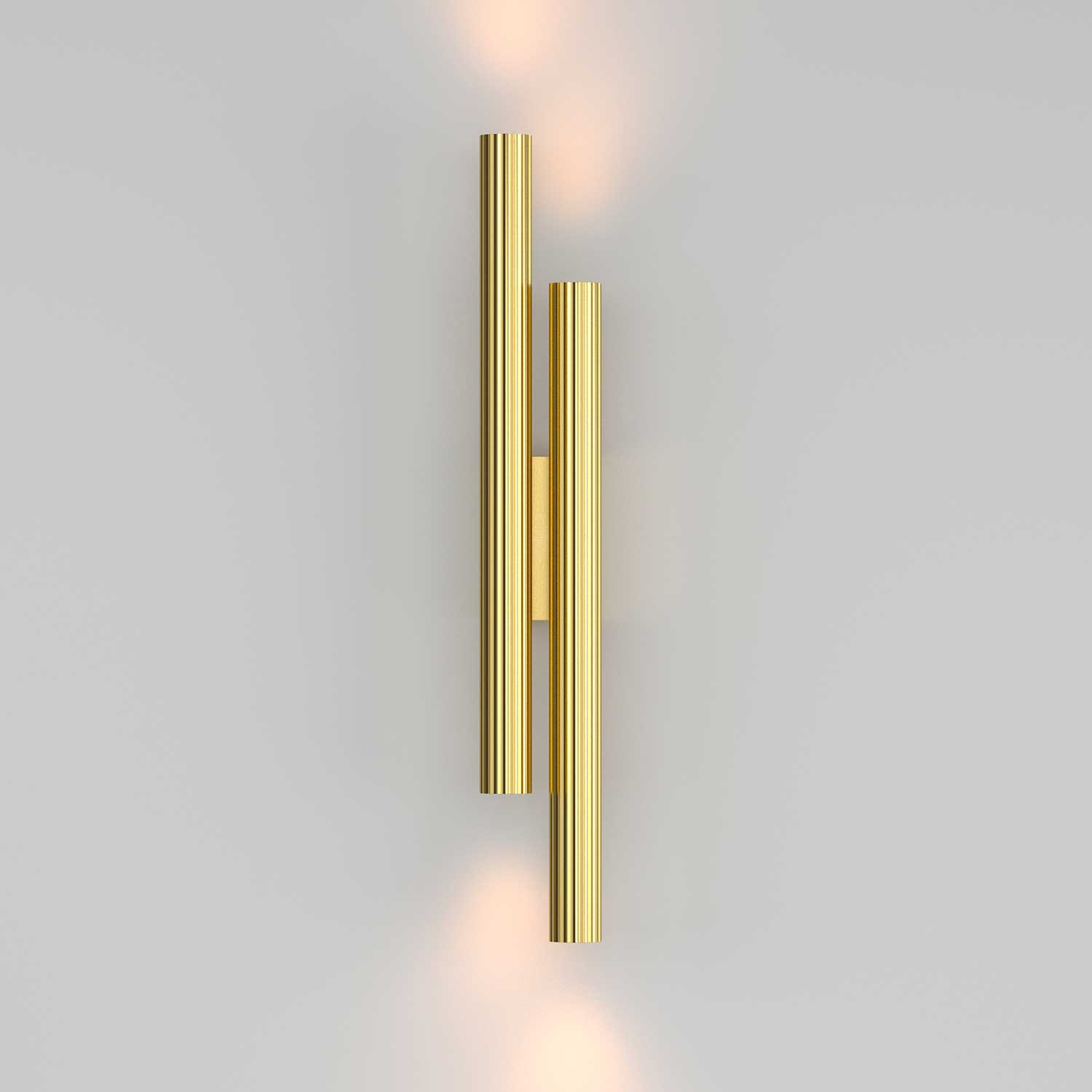 Calipso - Aplique de pared moderno y de diseño acanalado