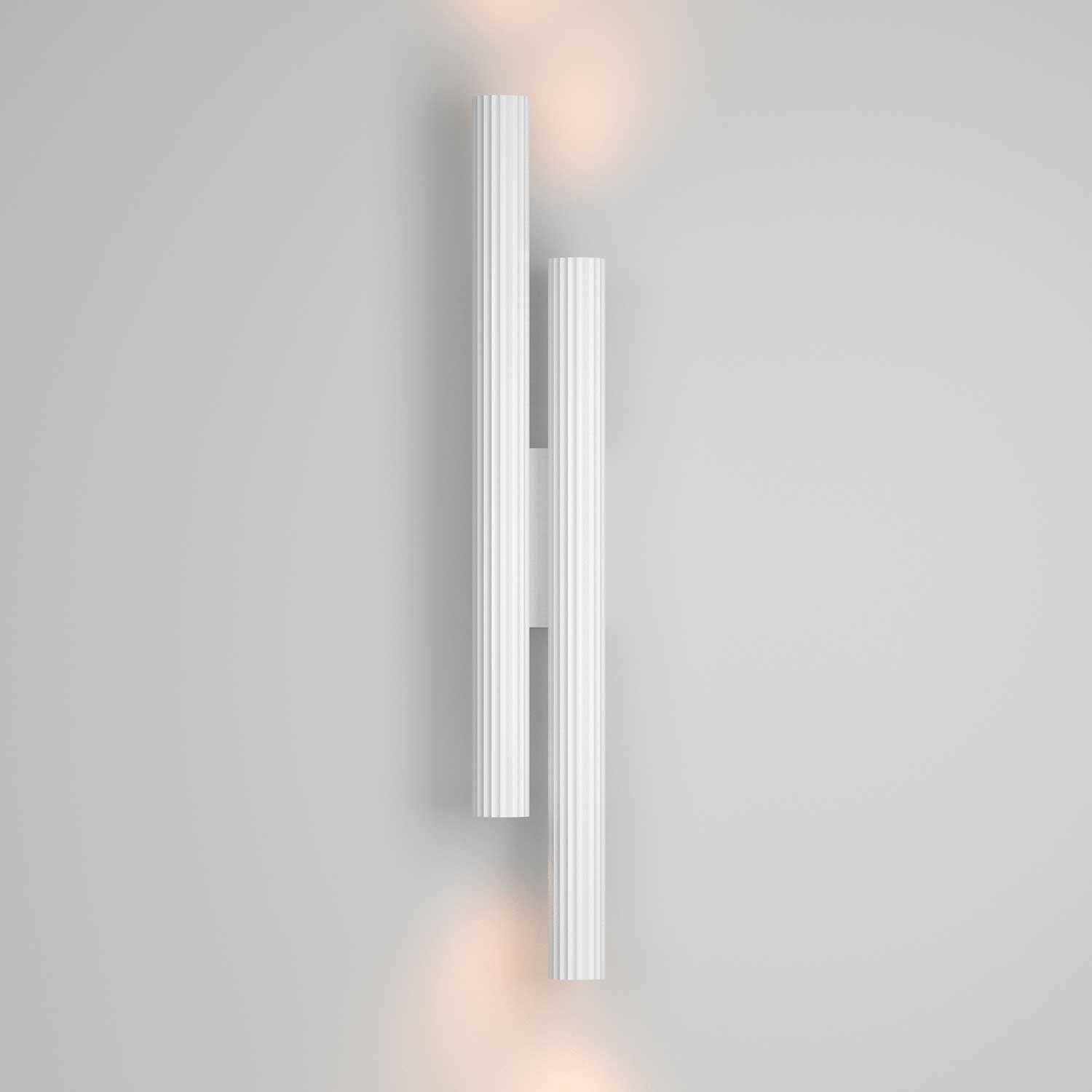 Calipso - Aplique de pared moderno y de diseño acanalado