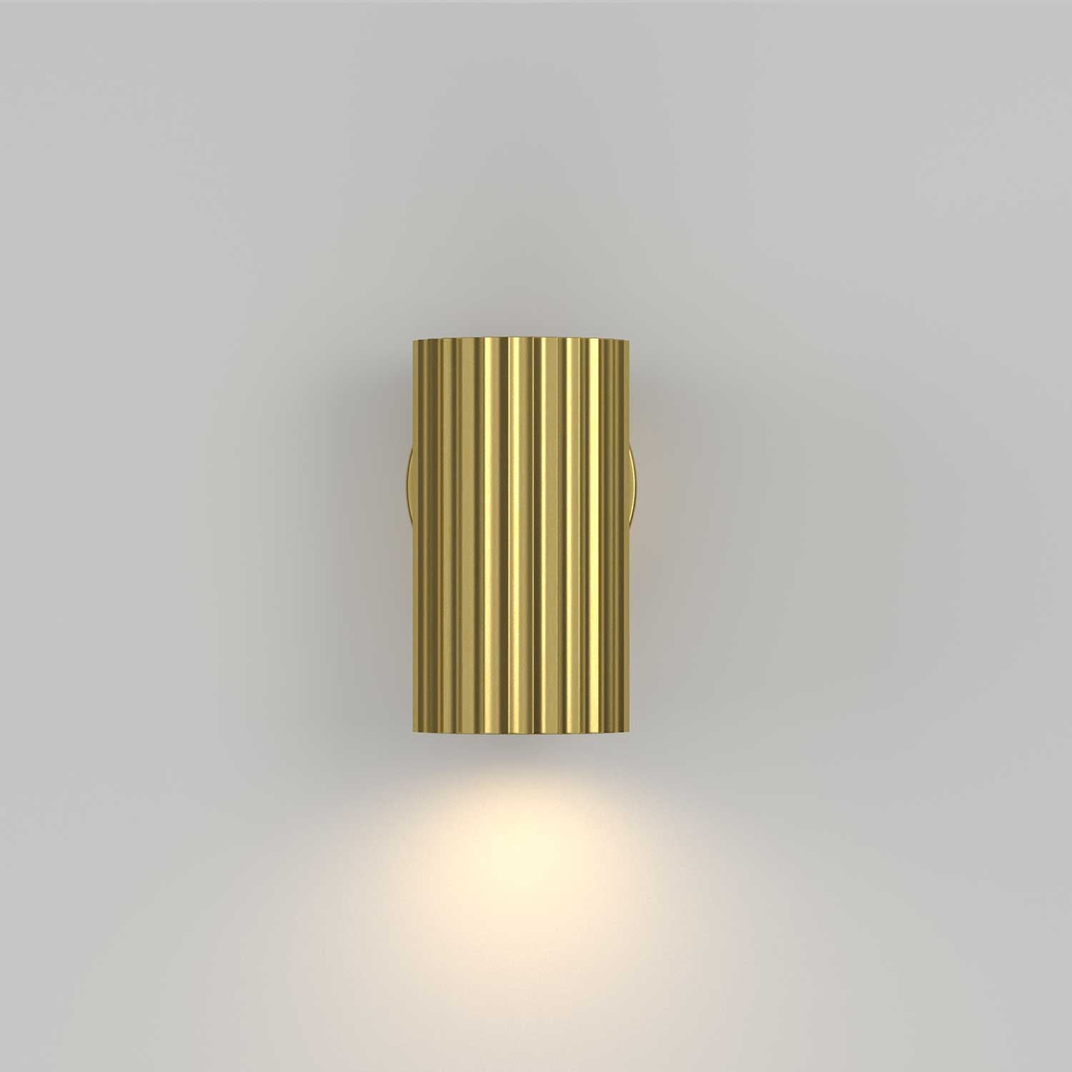 Calipso - Modern and ribbed design wall sconce