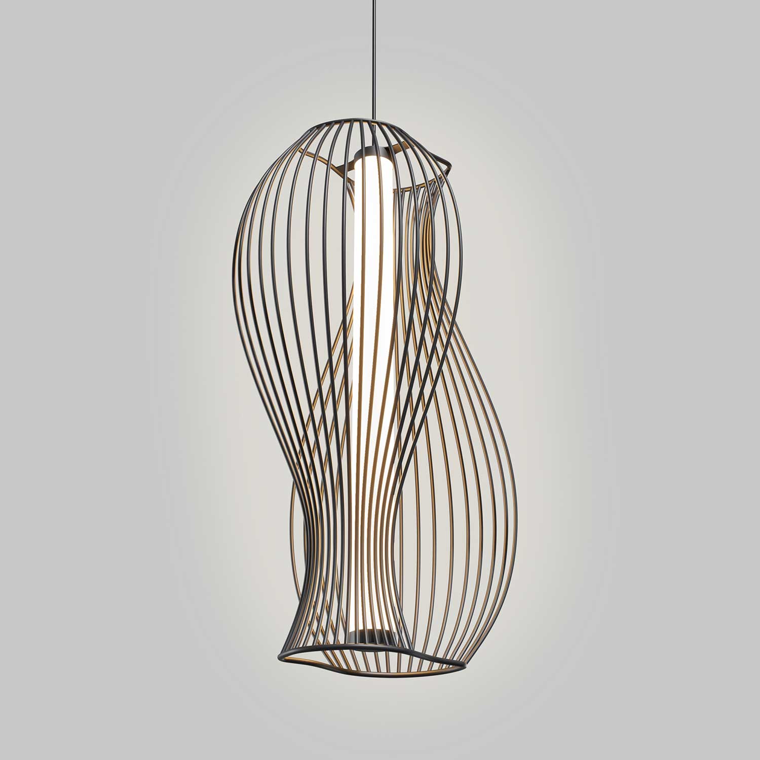 Ombre del passato - Lampada a sospensione LED design per soggiorno