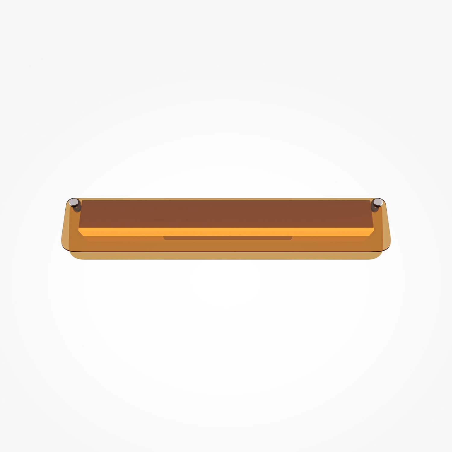 Flat - LED-Wandleuchte aus Design-Glas für Wohnzimmer