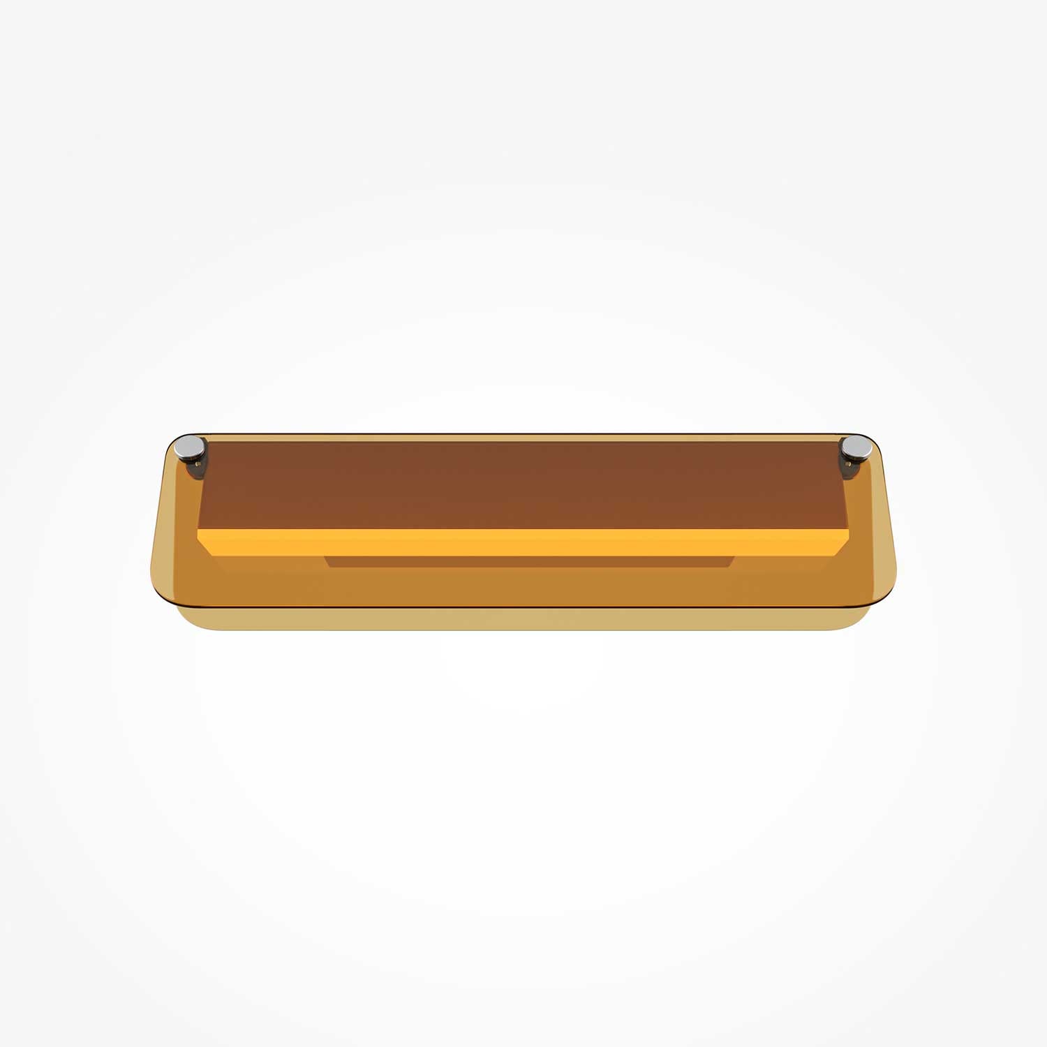 Flat - LED-Wandleuchte aus Design-Glas für Wohnzimmer