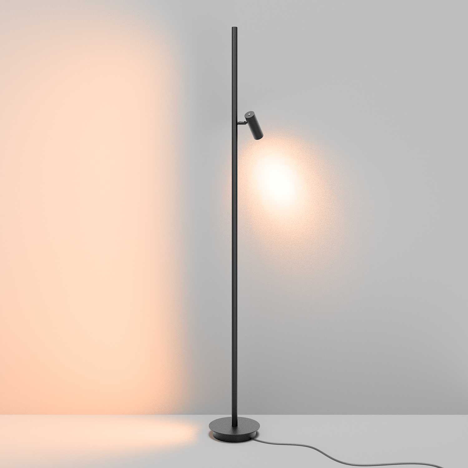 Thin - Minimalist floor LED lamp with modern design