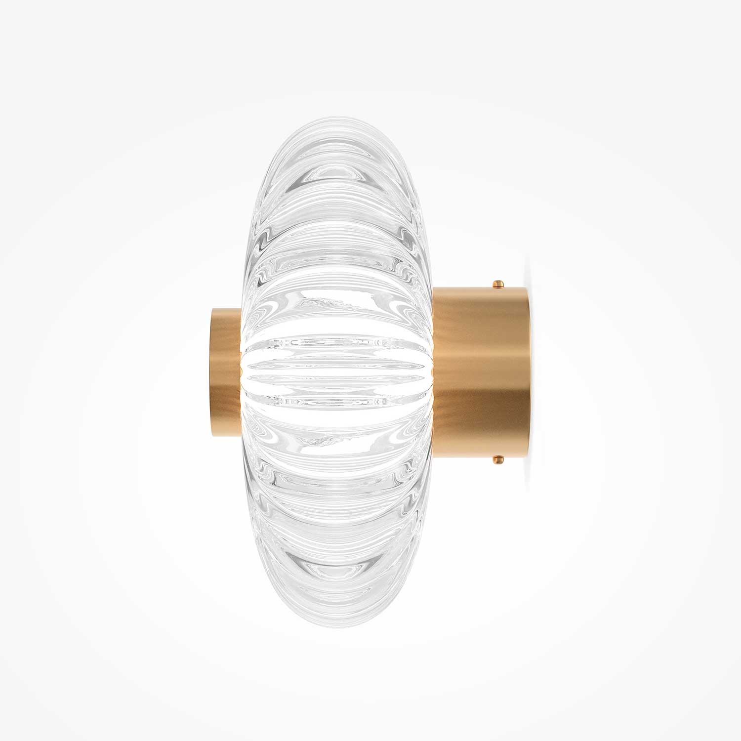 Amulet - Golden glass wall sconce for modern bedroom