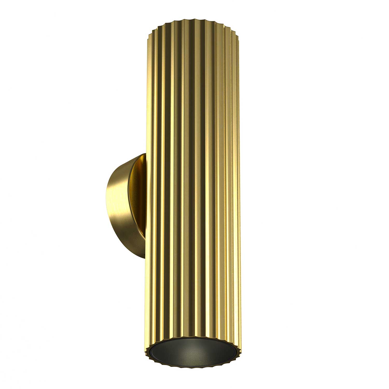 Calipso - Tall and short fluted design wall sconce
