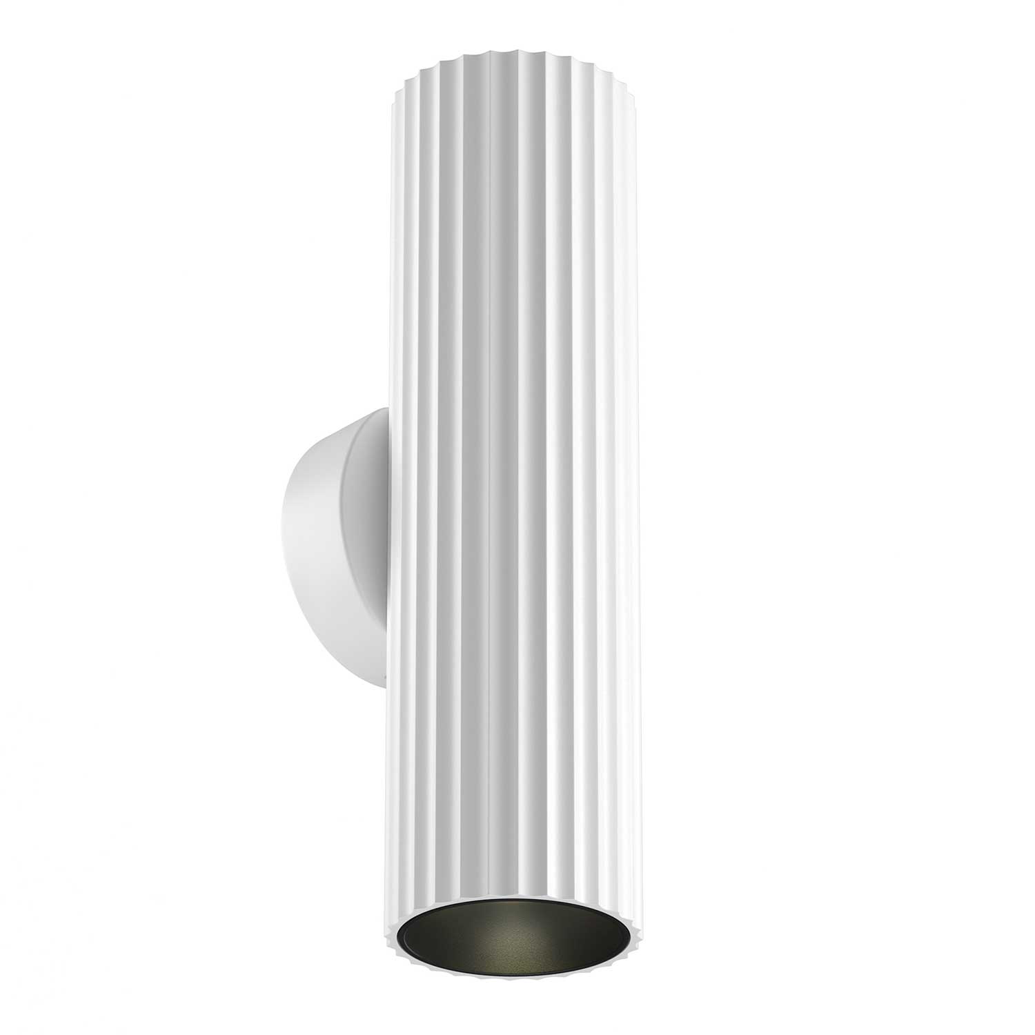 Calipso - Tall and short fluted design wall sconce