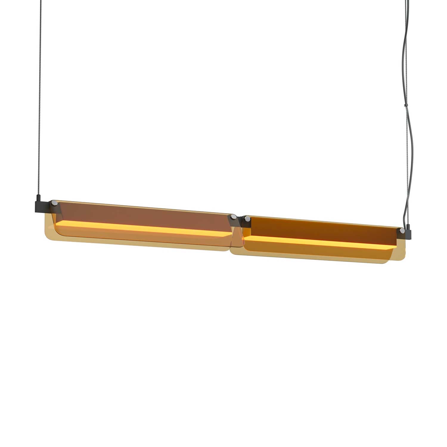 Flat - Suspension LED en verre design pour cuisine