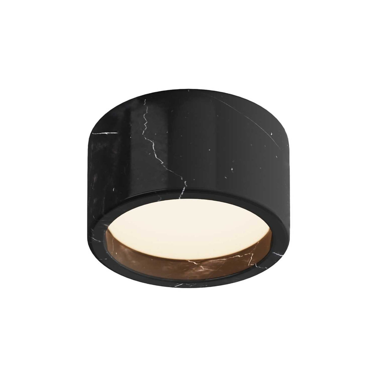 Basic Texture - Spot de plafond en marbre, style minimaliste