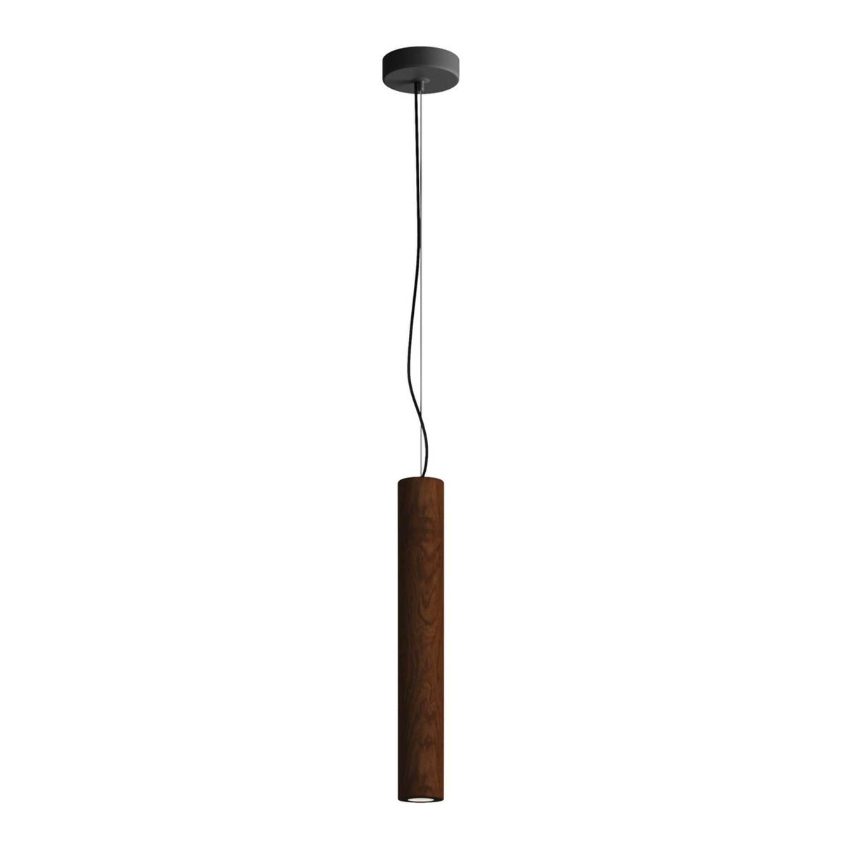 Basic Texture - Suspension LED tubulaire en bois ou marbre, style minimaliste